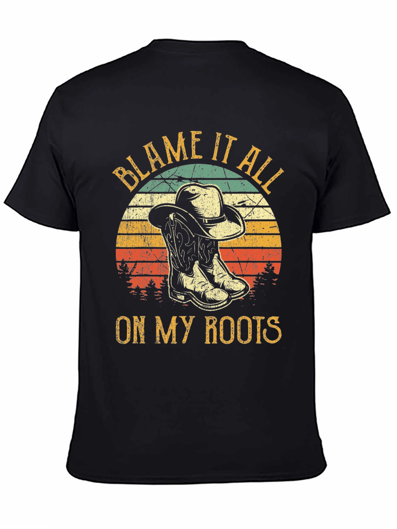 Blame It All On My Roots Graphic T-Shirt