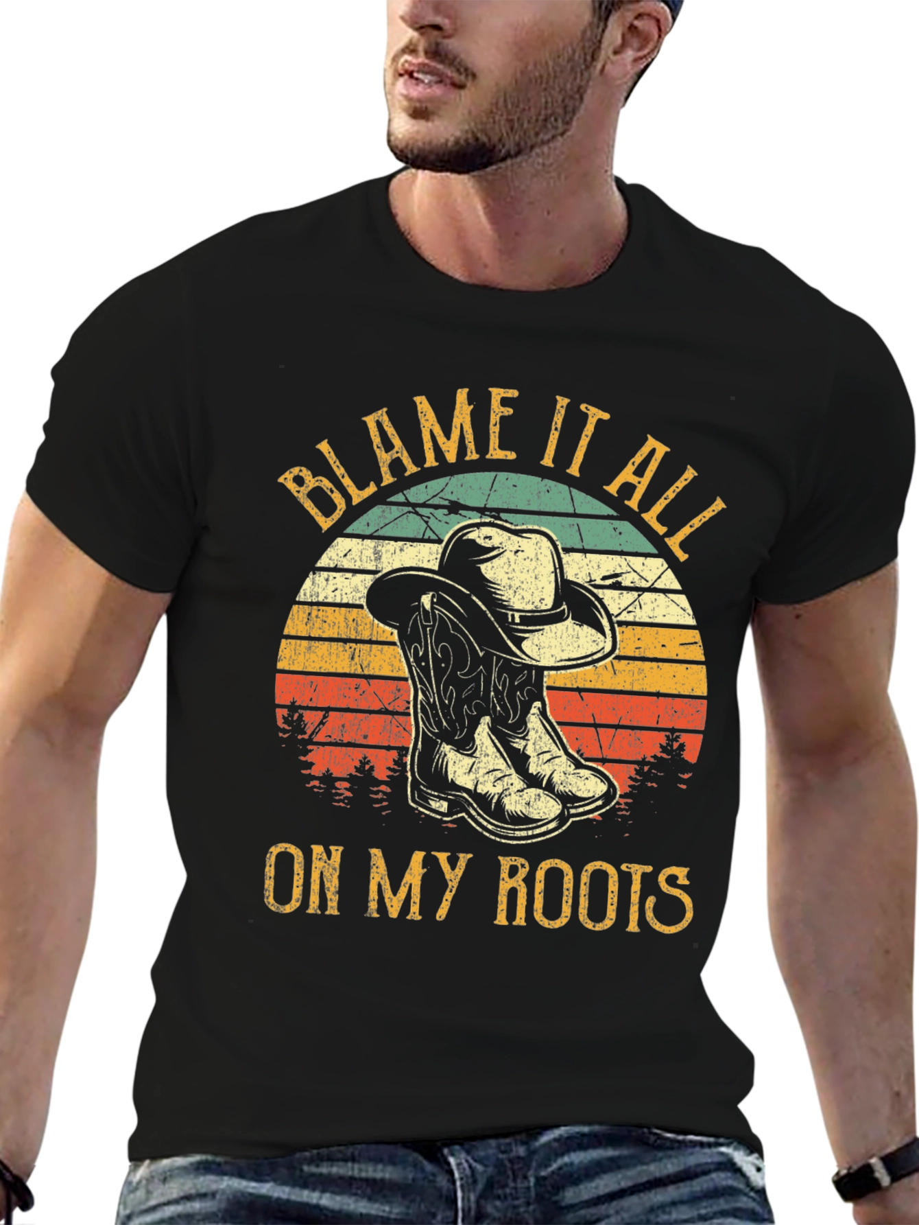 Blame It All On My Roots Graphic T-Shirt