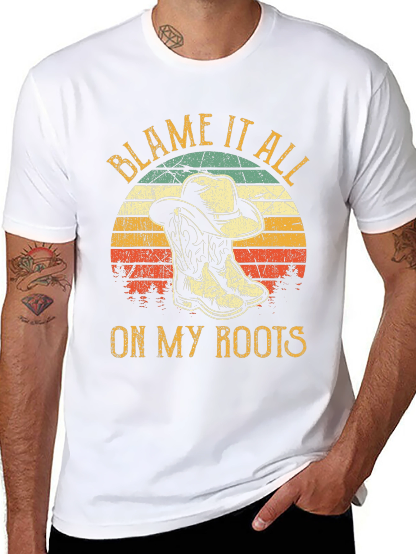 Blame It All On My Roots Graphic T-Shirt
