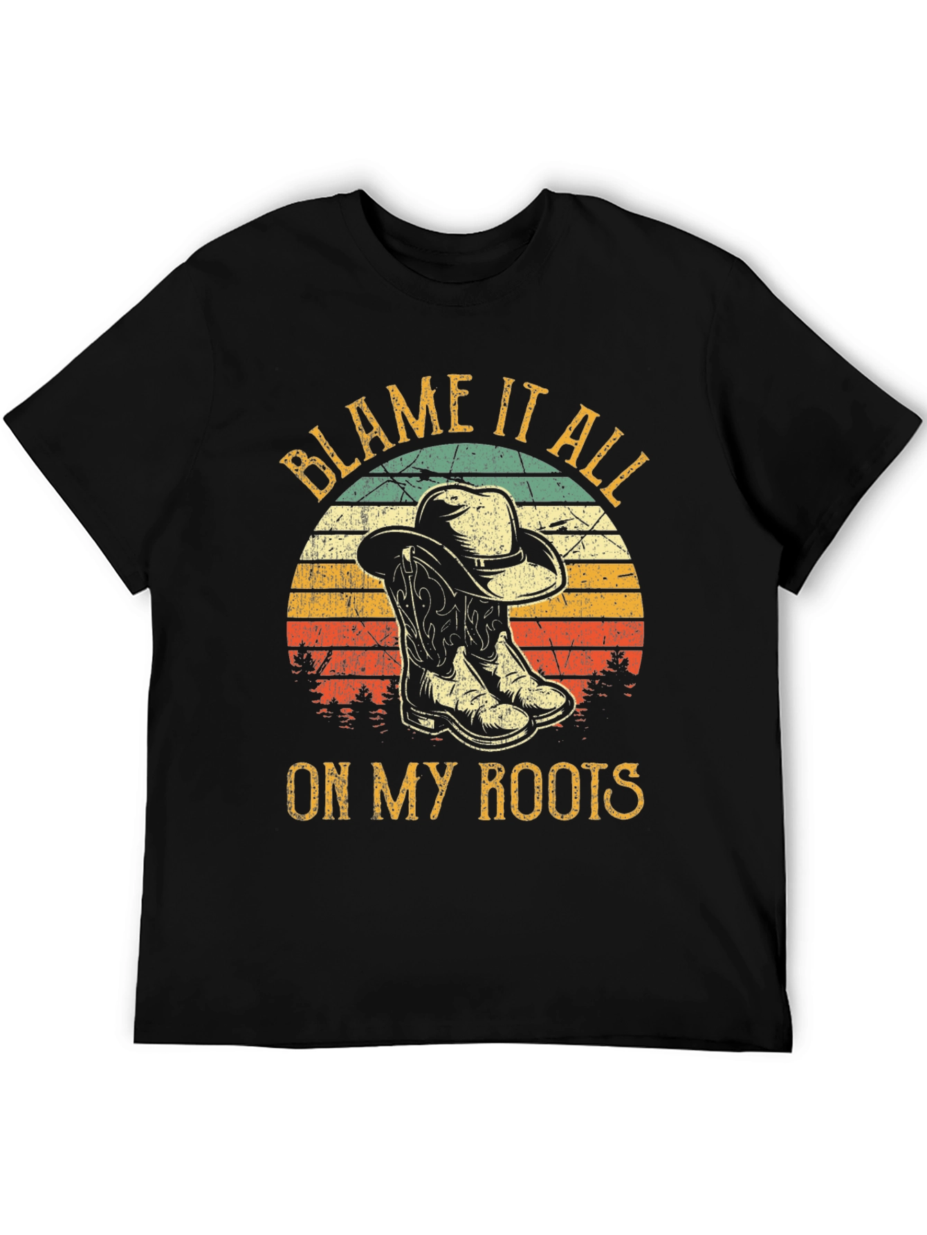 Blame It All On My Roots Graphic T-Shirt