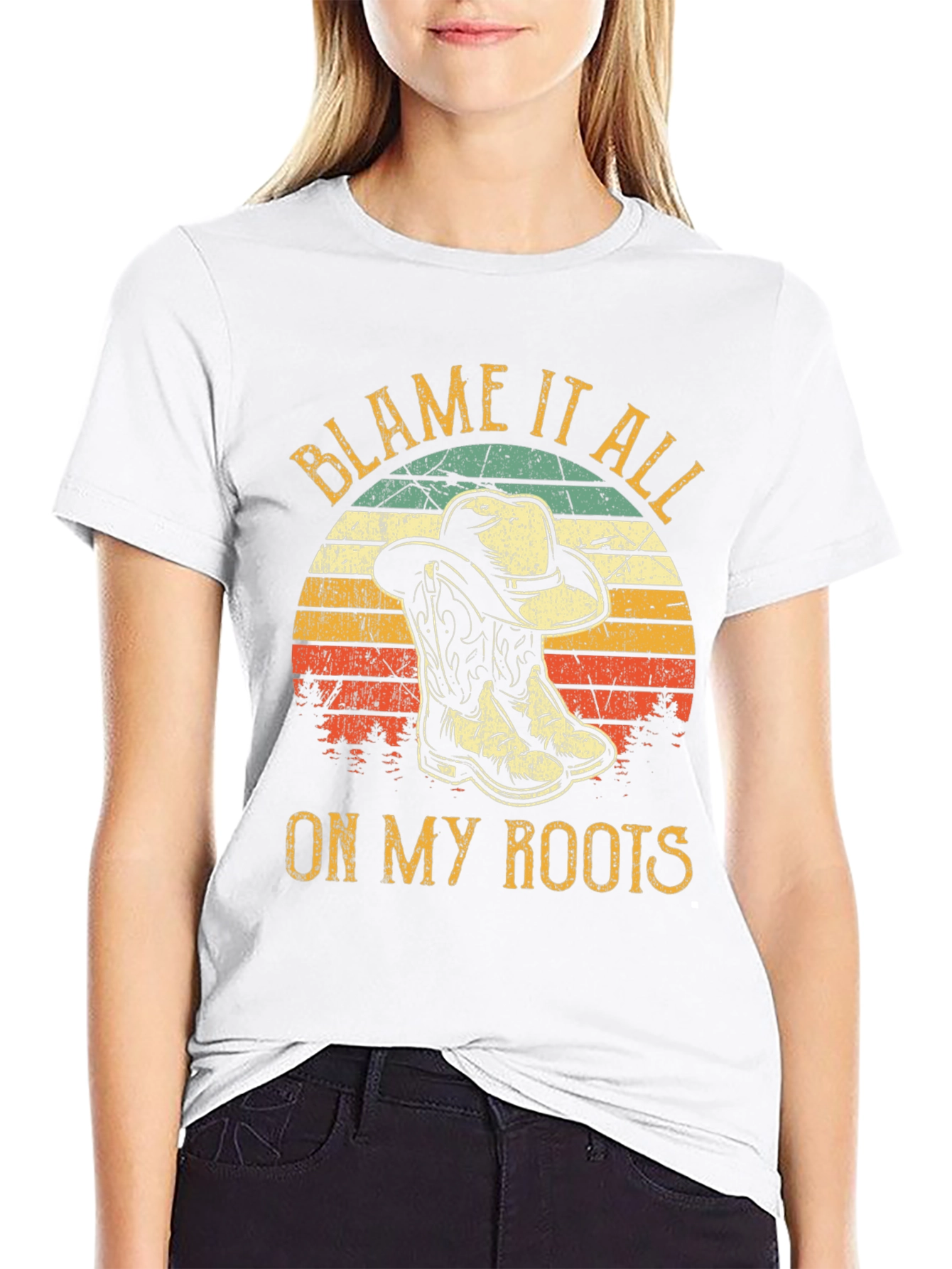 Blame It All On My Roots Graphic T-Shirt