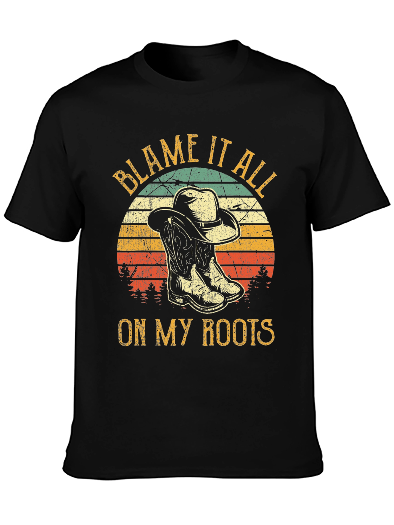 Blame It All On My Roots Graphic T-Shirt