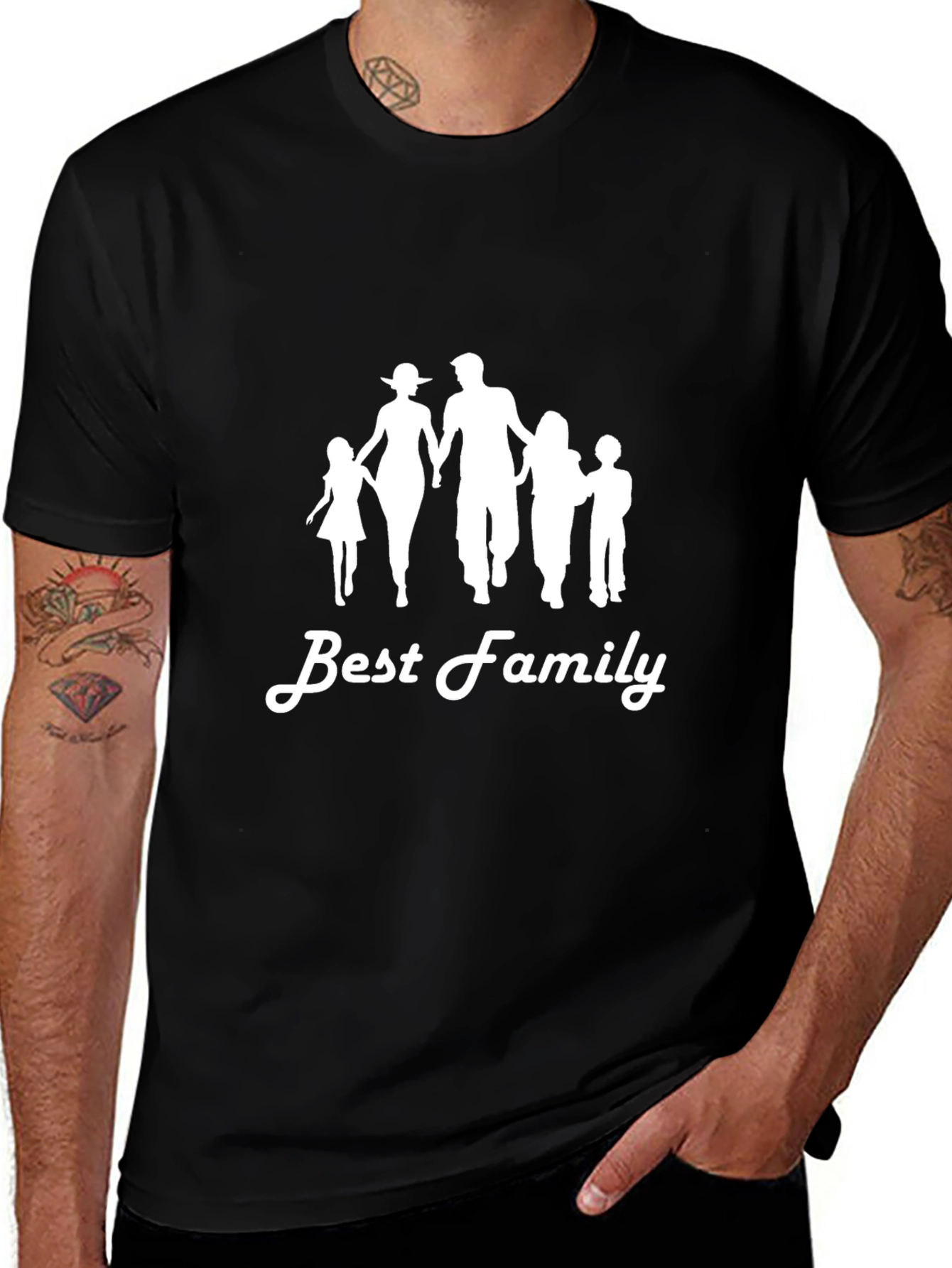 Best Family Black T-Shirt