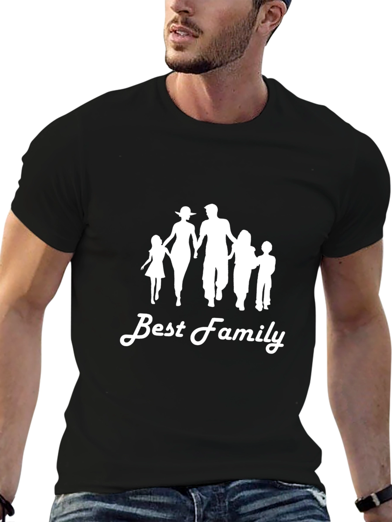 Best Family Black T-Shirt