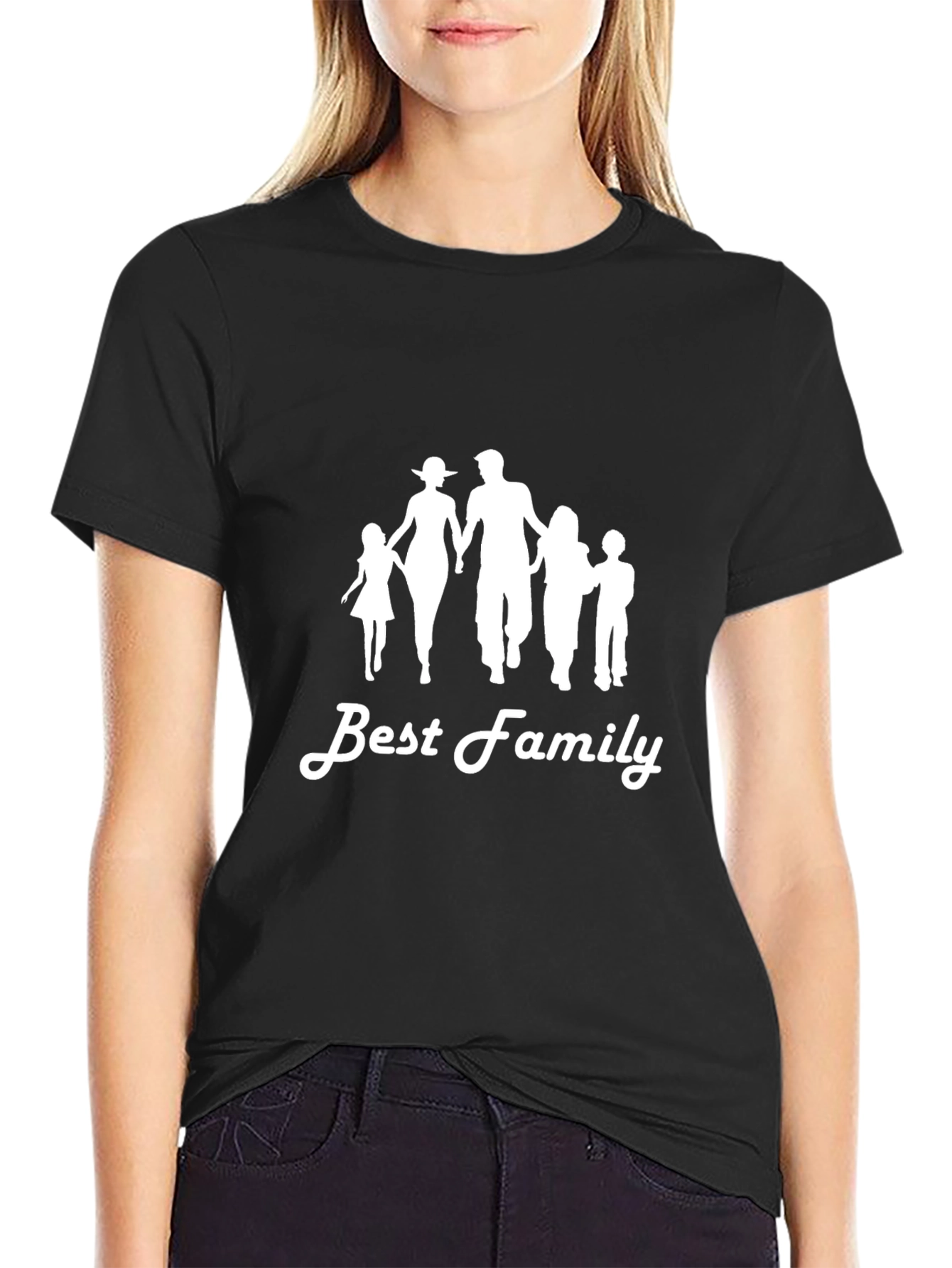 Best Family Black T-Shirt