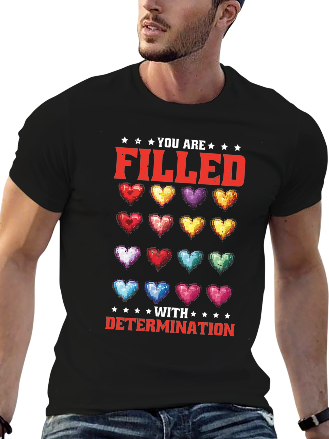 Filled With Determination Graphic T-Shirt
