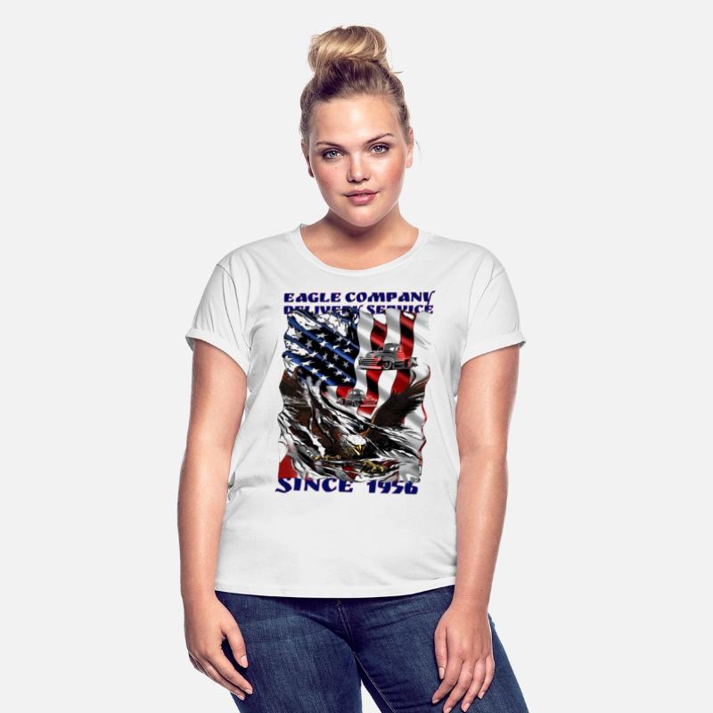 V8 Delivery Truck Driver Shirts American Flag
