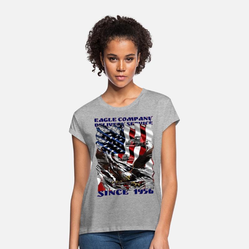 V8 Delivery Truck Driver Shirts American Flag