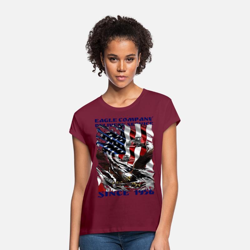 V8 Delivery Truck Driver Shirts American Flag