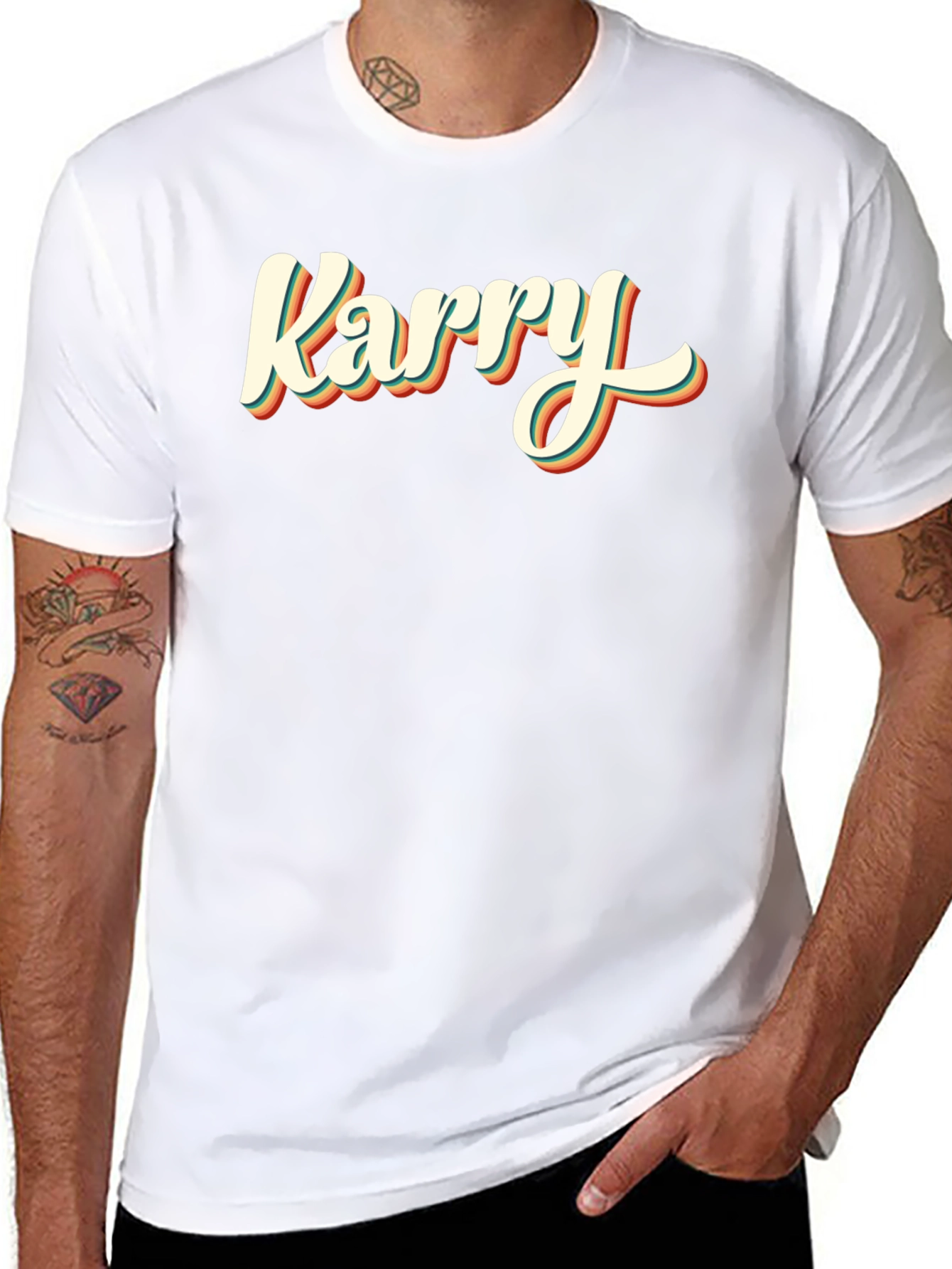 Retro Karry Black T-Shirt