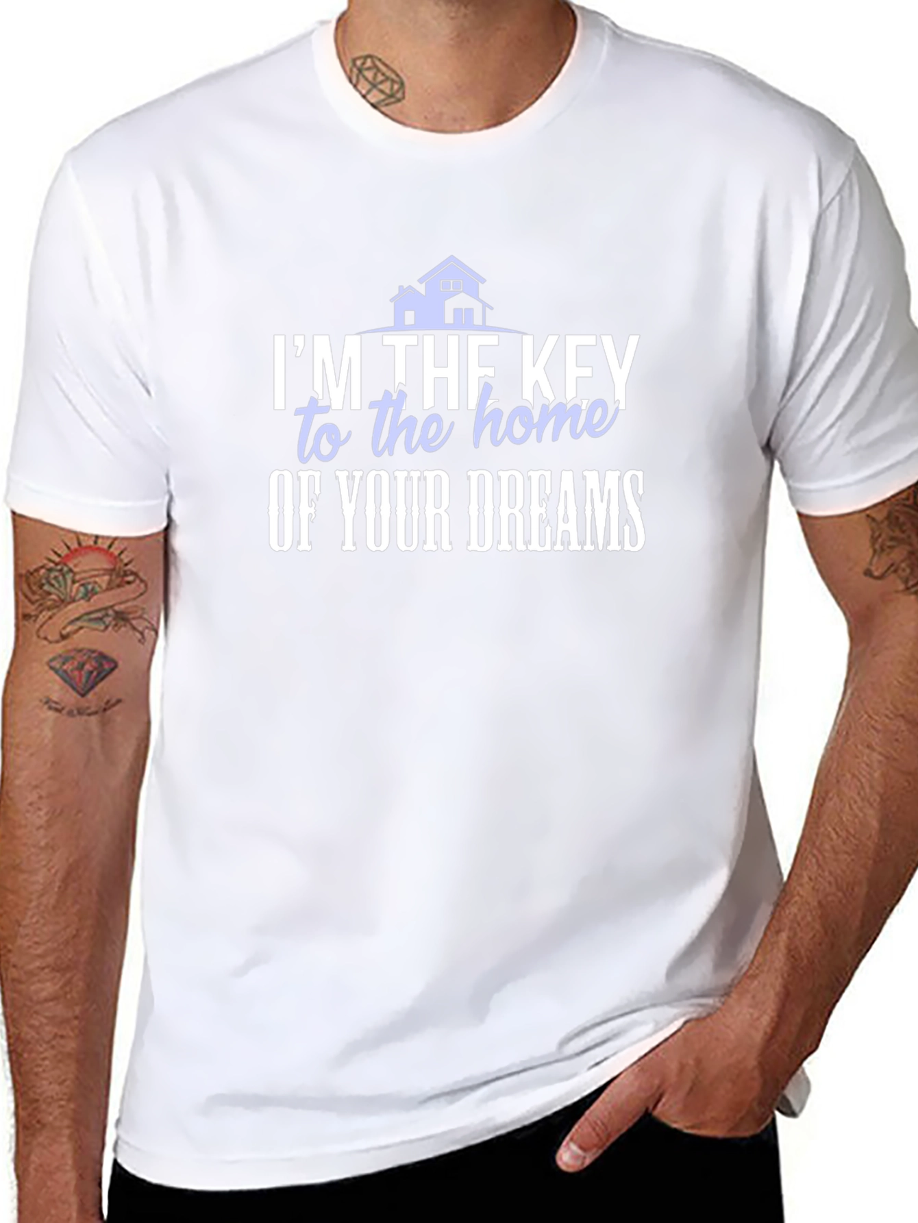 Real Estate Agent T-Shirt - Key to Your Dreams