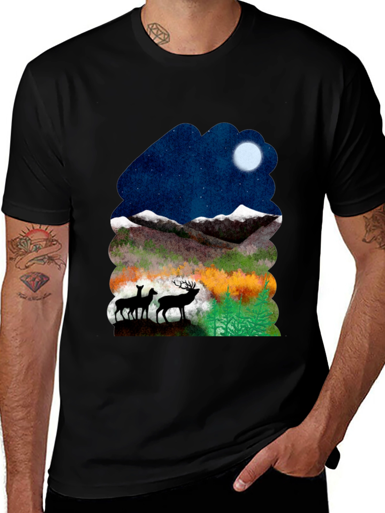 Deer Mountain Graphic Tee
