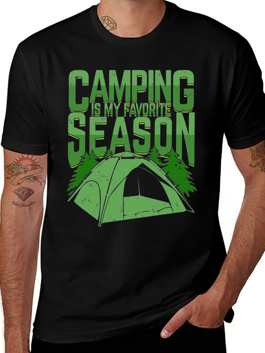 Camping Is My Favorite Season Graphic Tee