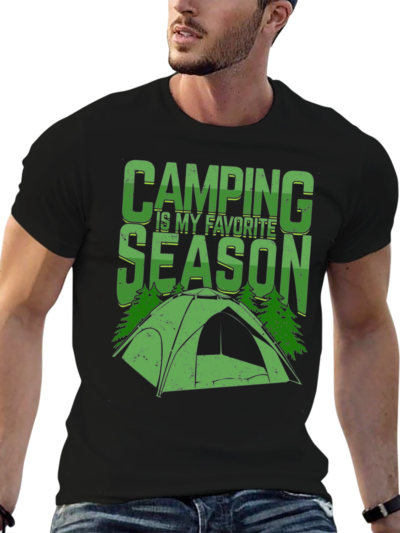 Camping Is My Favorite Season Graphic Tee