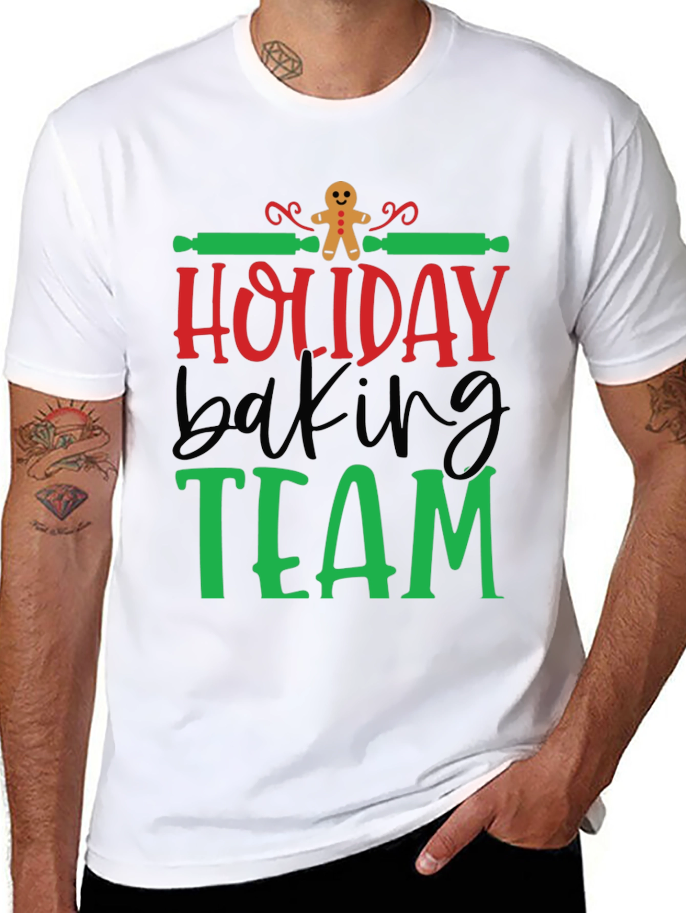 Holiday Baking Team T-Shirt - Festive & Fun!
