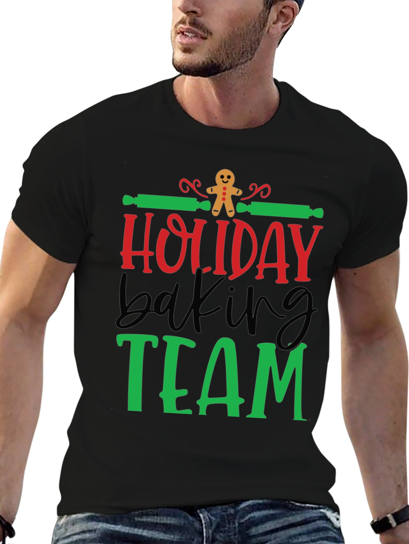 Holiday Baking Team T-Shirt - Festive & Fun!