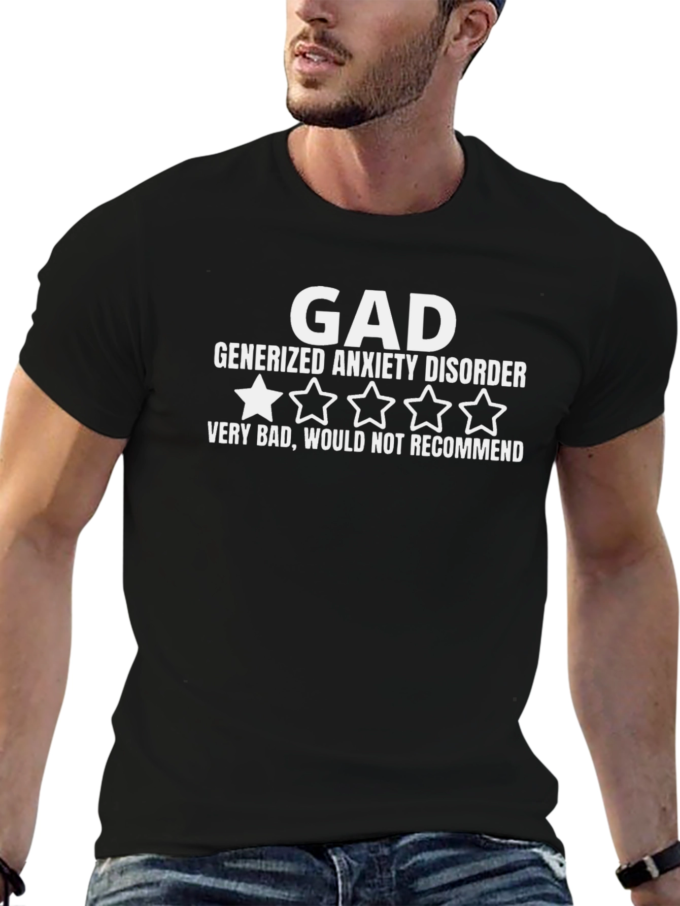 GAD T-Shirt - Generalized Anxiety Disorder Novelty Tee