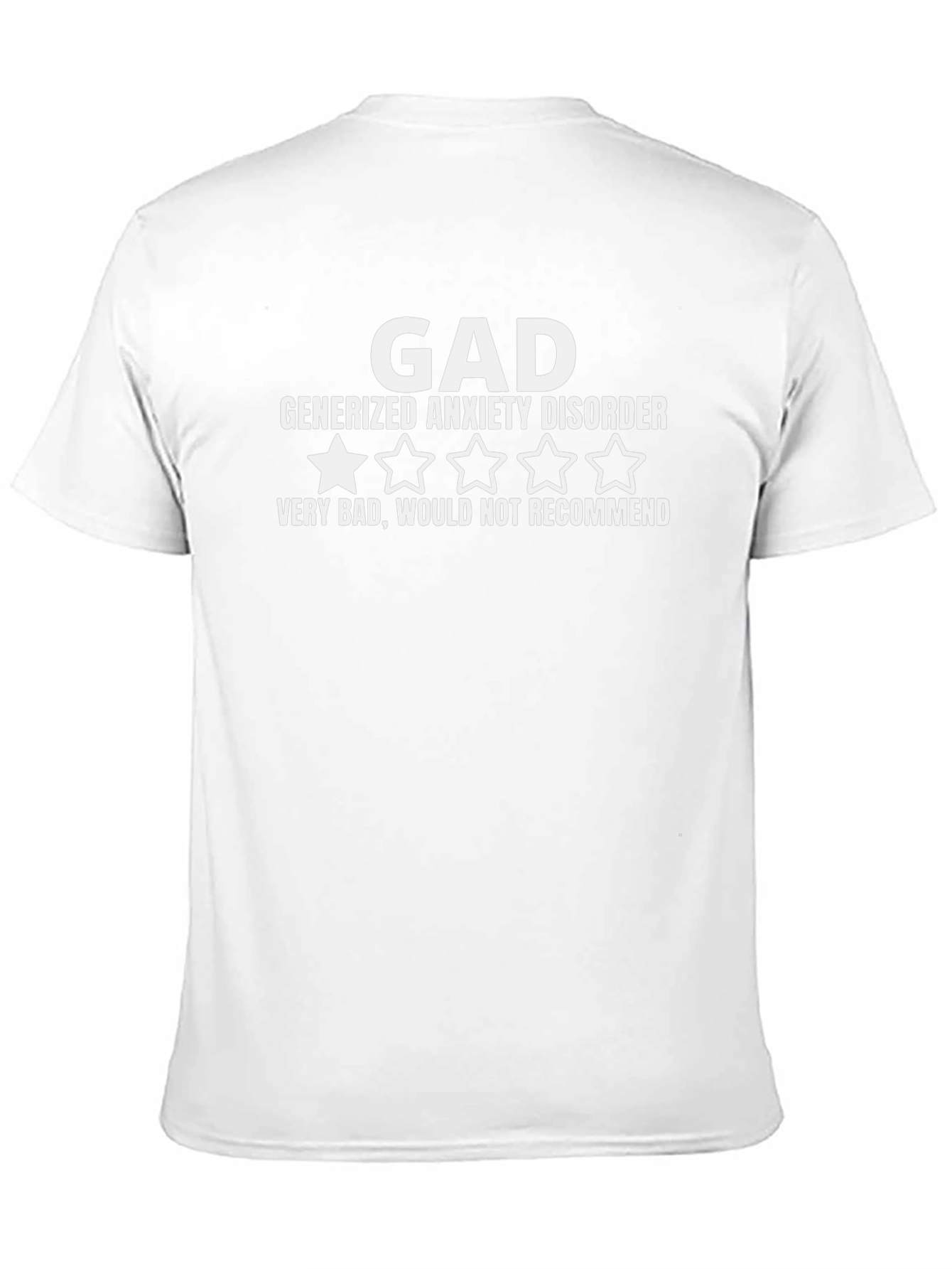 GAD T-Shirt - Generalized Anxiety Disorder Novelty Tee