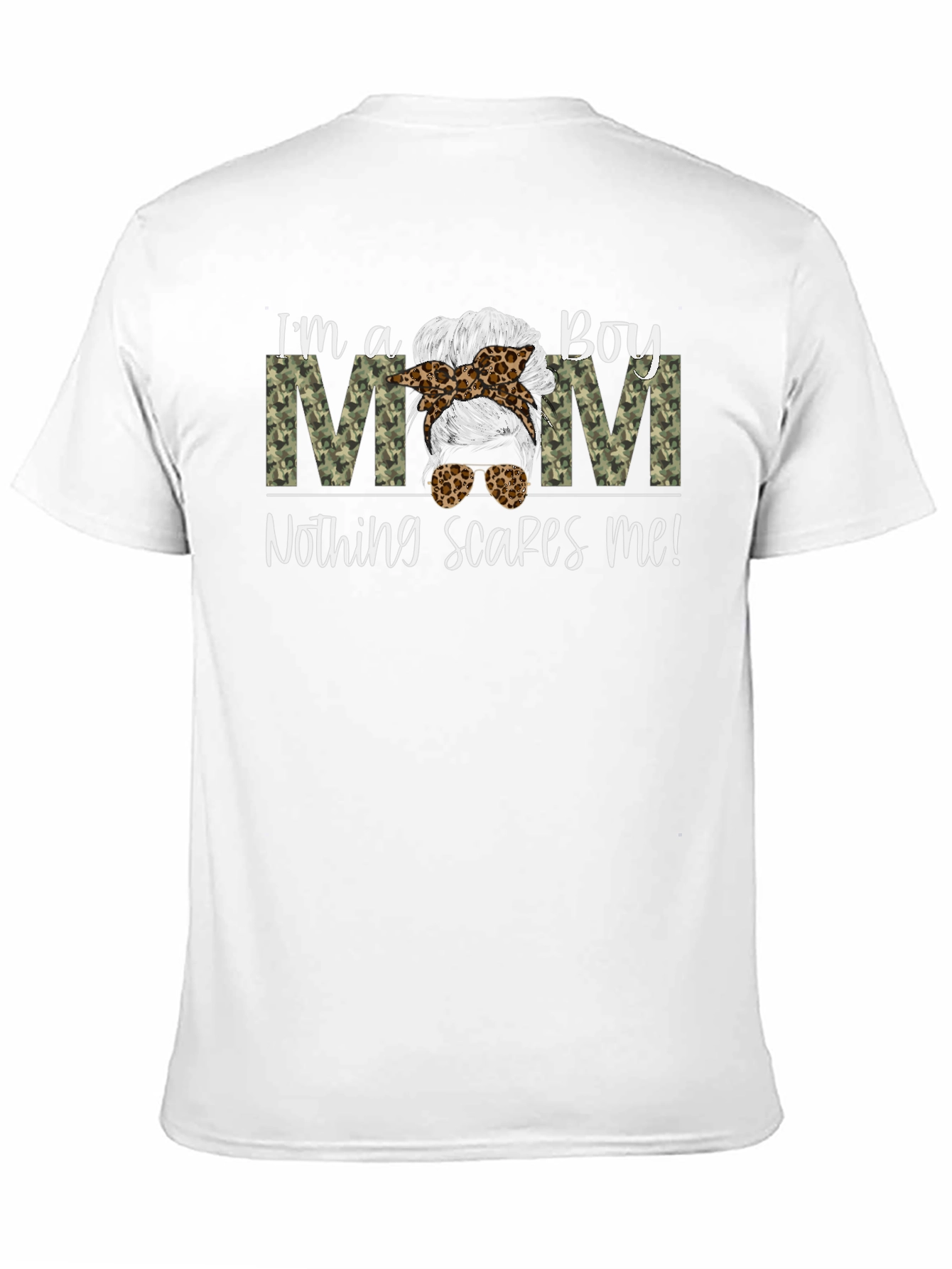 Boy Mom Graphic Tee - Nothing Scares Me!