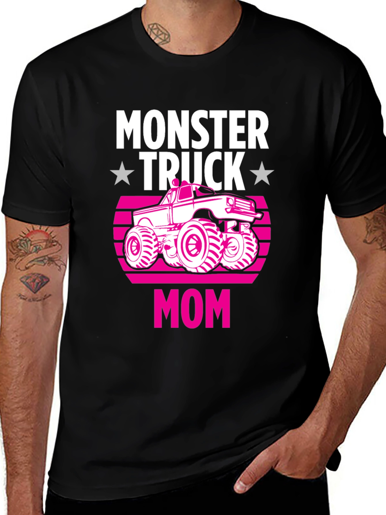 Monster Truck Mom Graphic T-Shirt