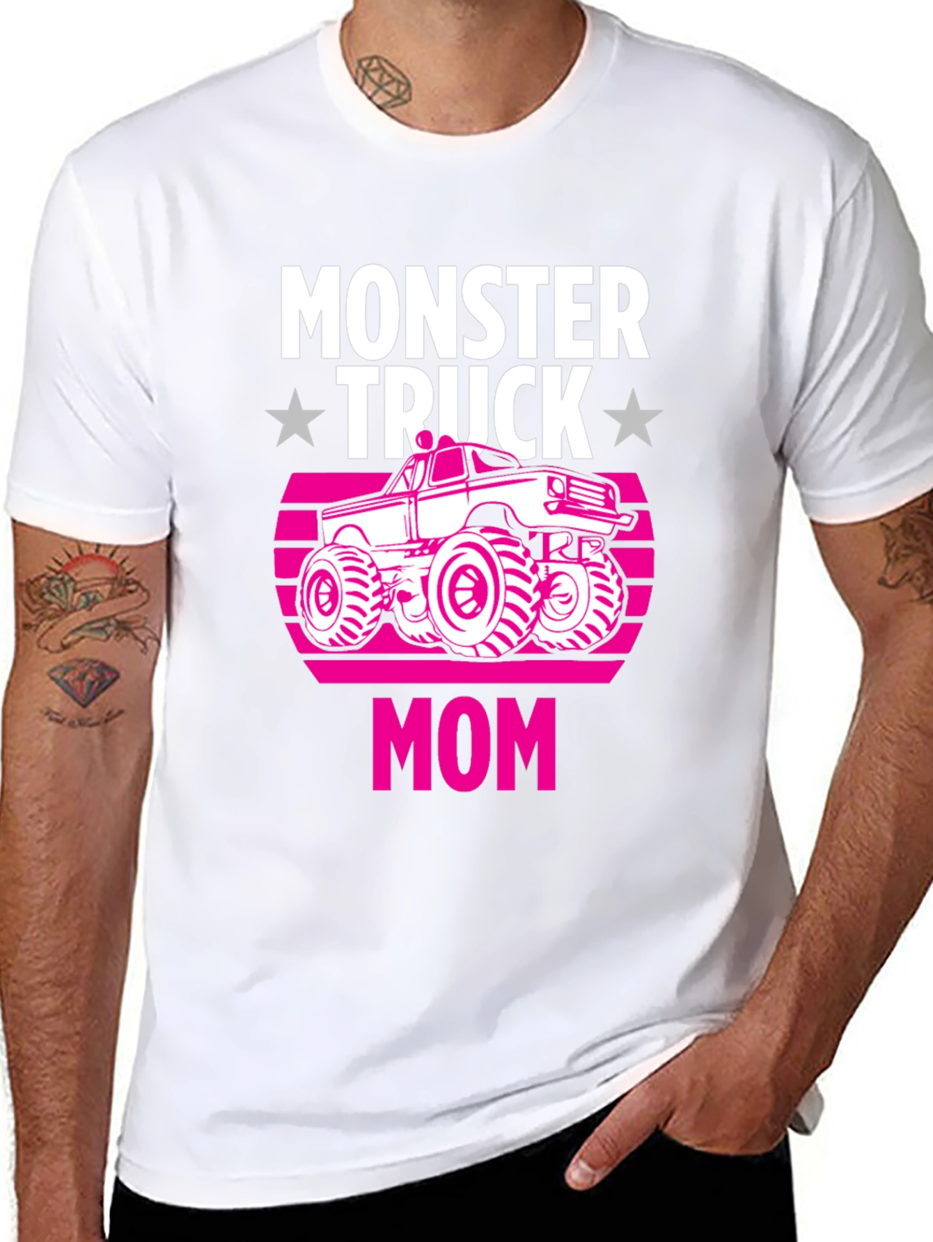 Monster Truck Mom Graphic T-Shirt