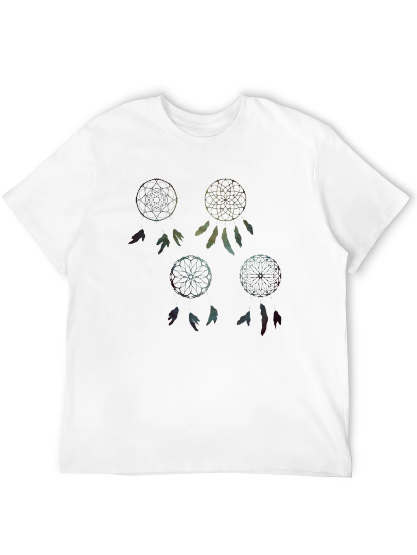 Dreamcatcher Graphic Tee - Relaxed Fit Black T-Shirt