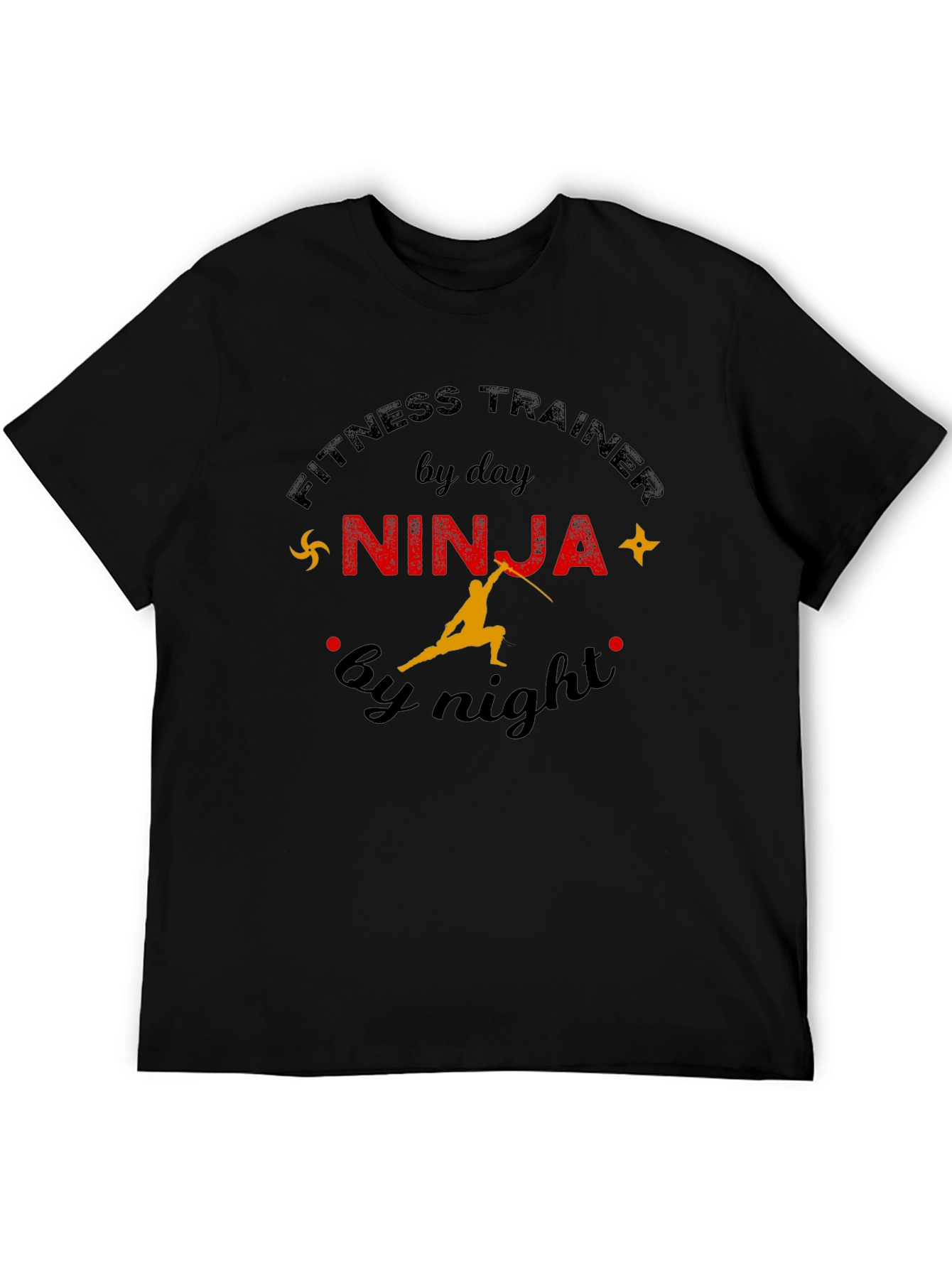 Fitness Trainer Ninja Graphic T-Shirt