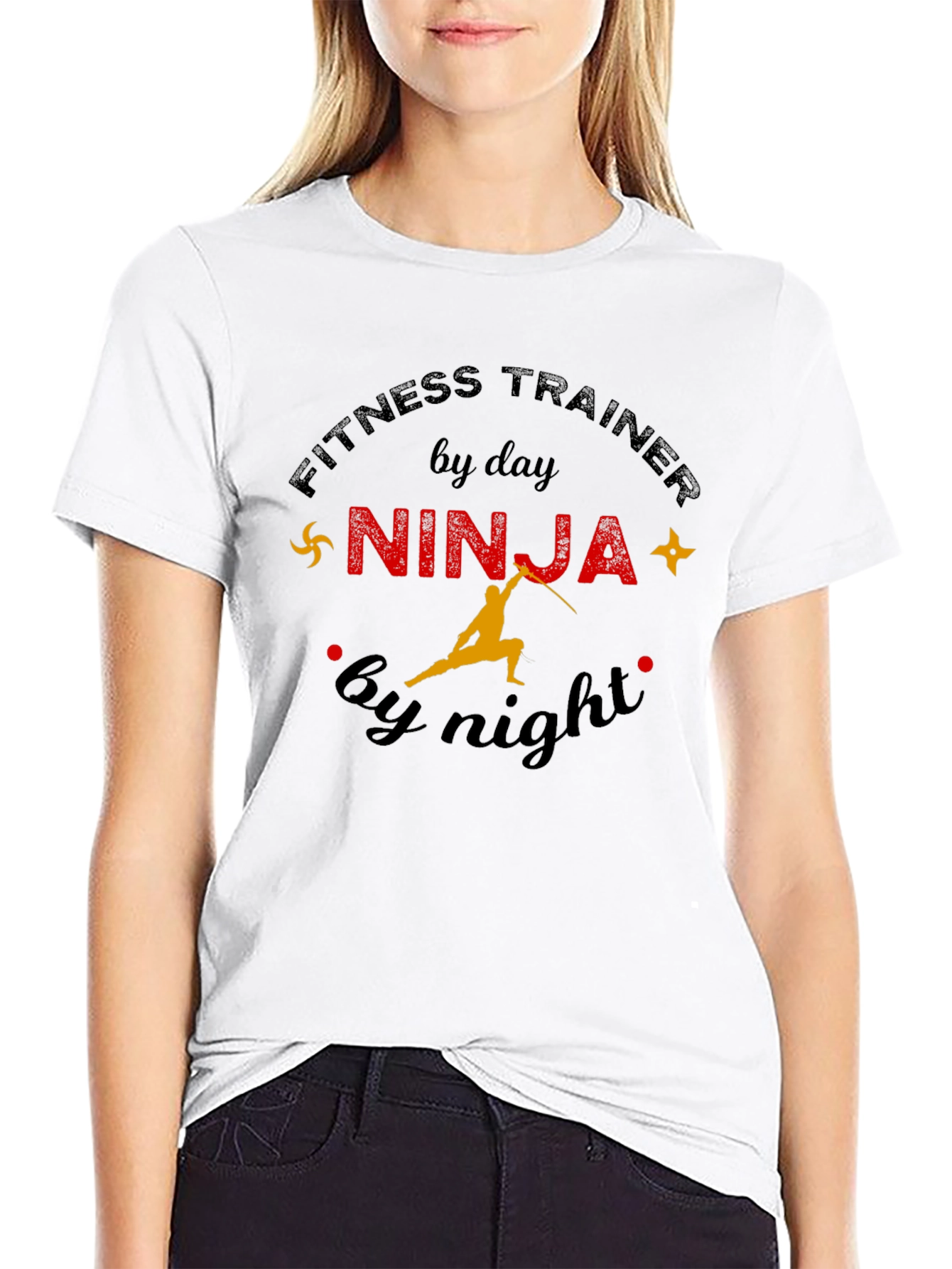 Fitness Trainer Ninja Graphic T-Shirt
