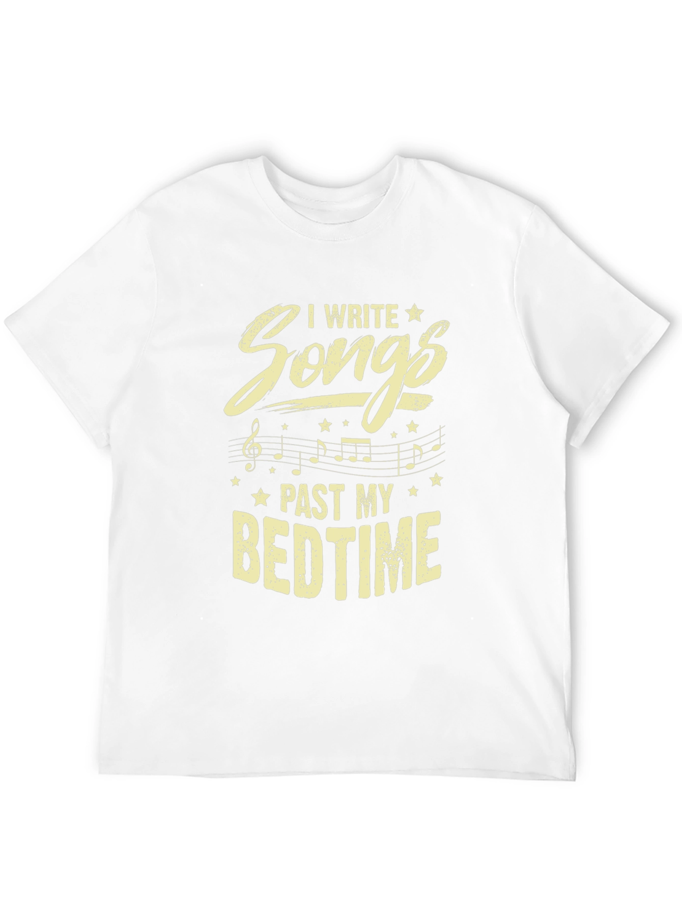 I Write Songs Past My Bedtime Graphic T-Shirt