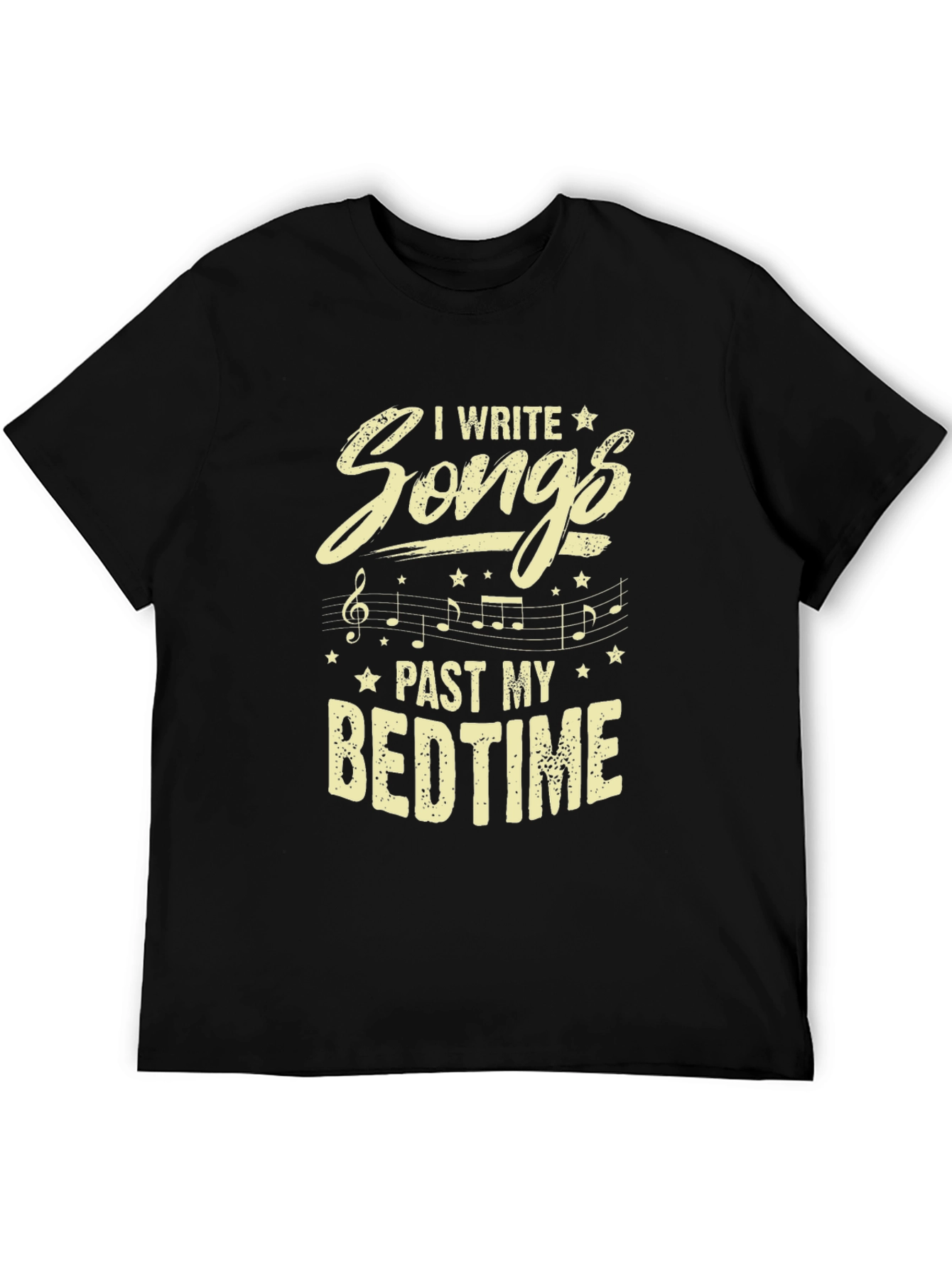 I Write Songs Past My Bedtime Graphic T-Shirt