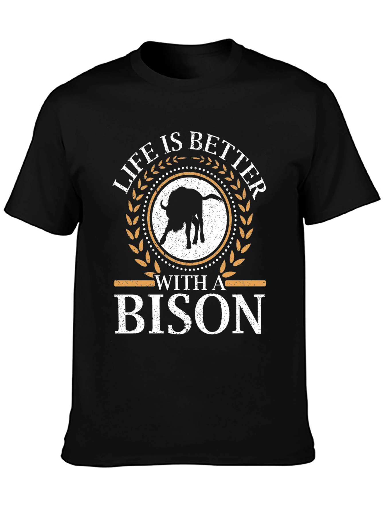 Life is Better With a Bison Graphic Tee
