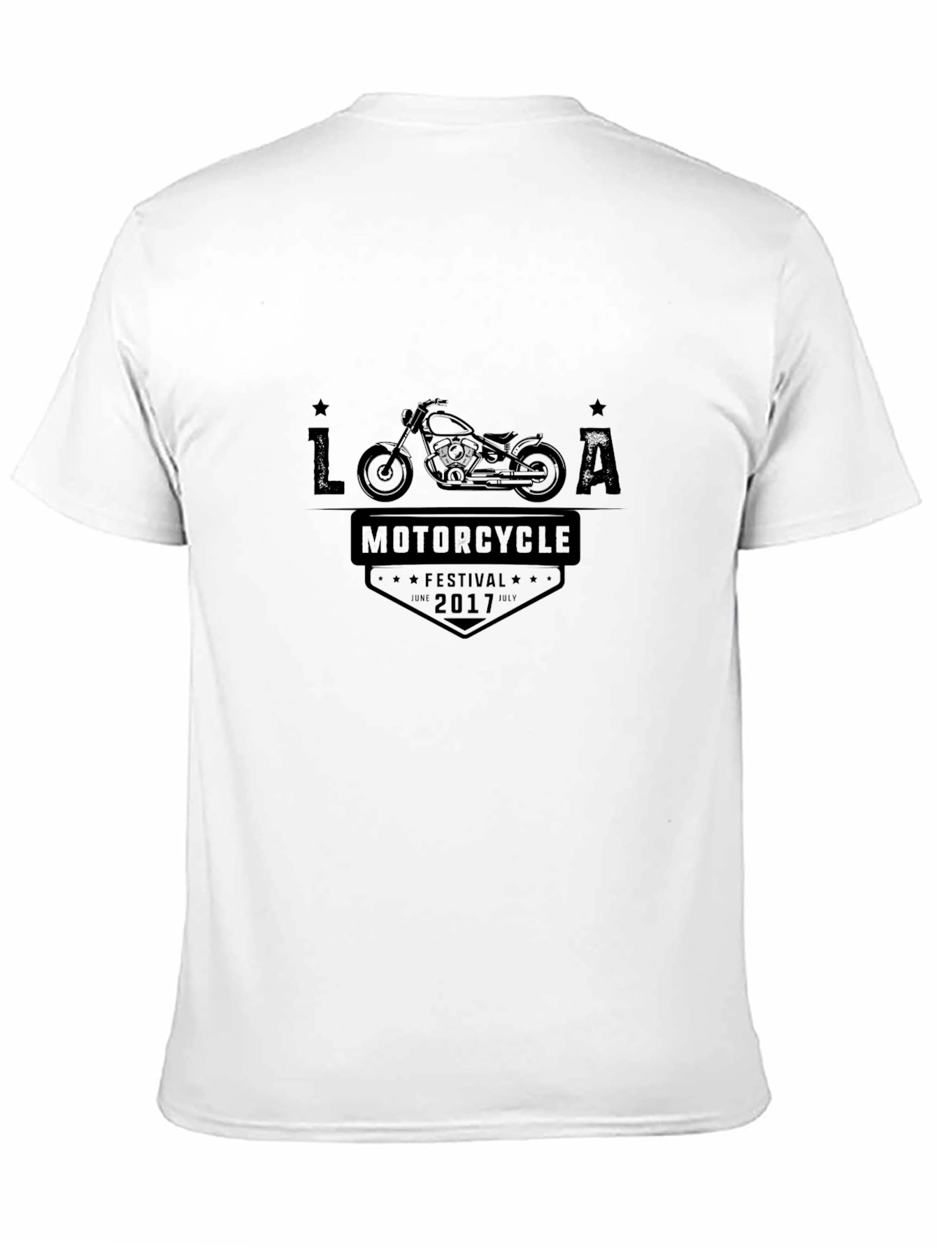 LA Motorcycle Festival 2017 Black T-Shirt