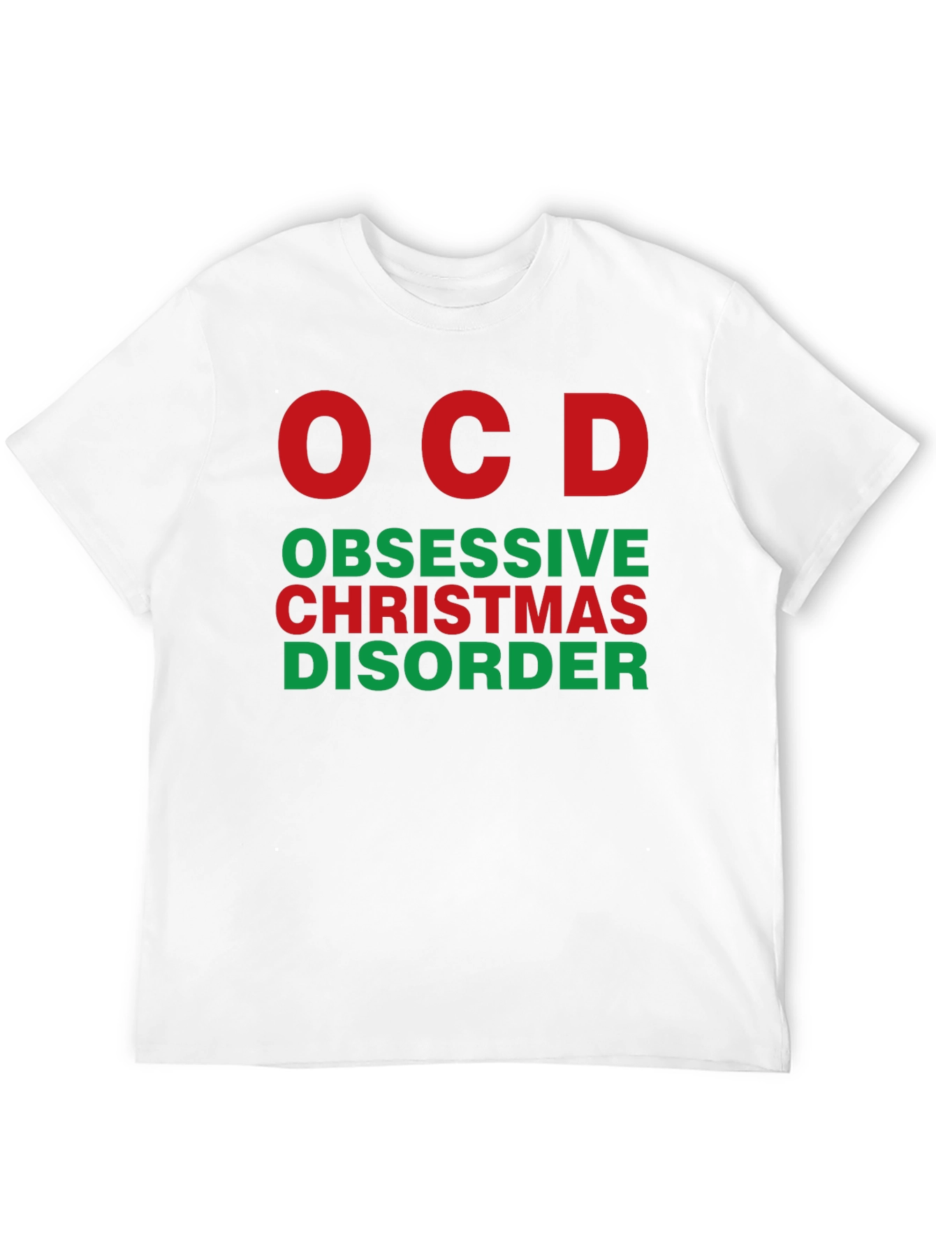 OCD Obsessive Christmas Disorder T-Shirt