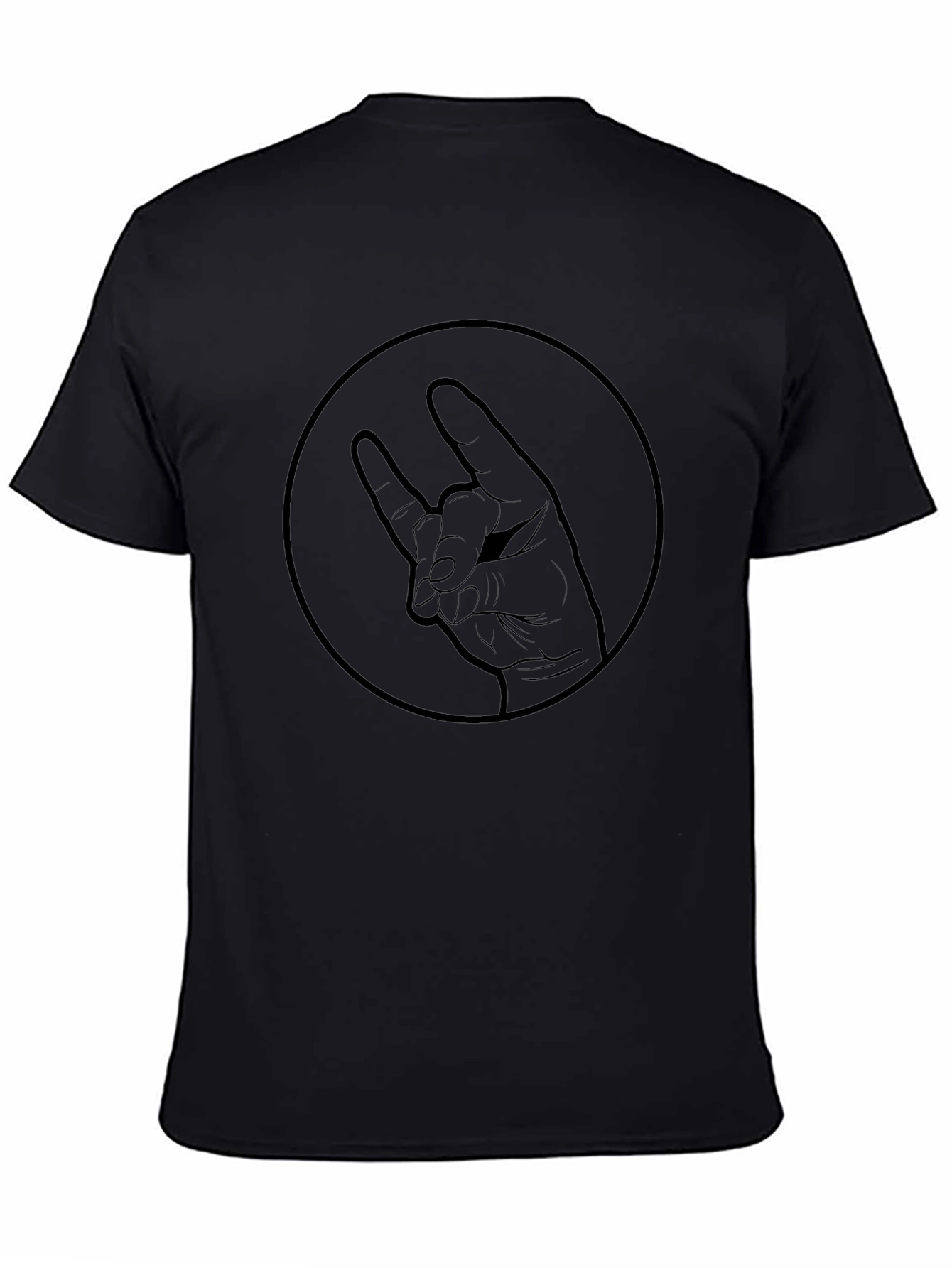 Black Rock On Hand Graphic Tee