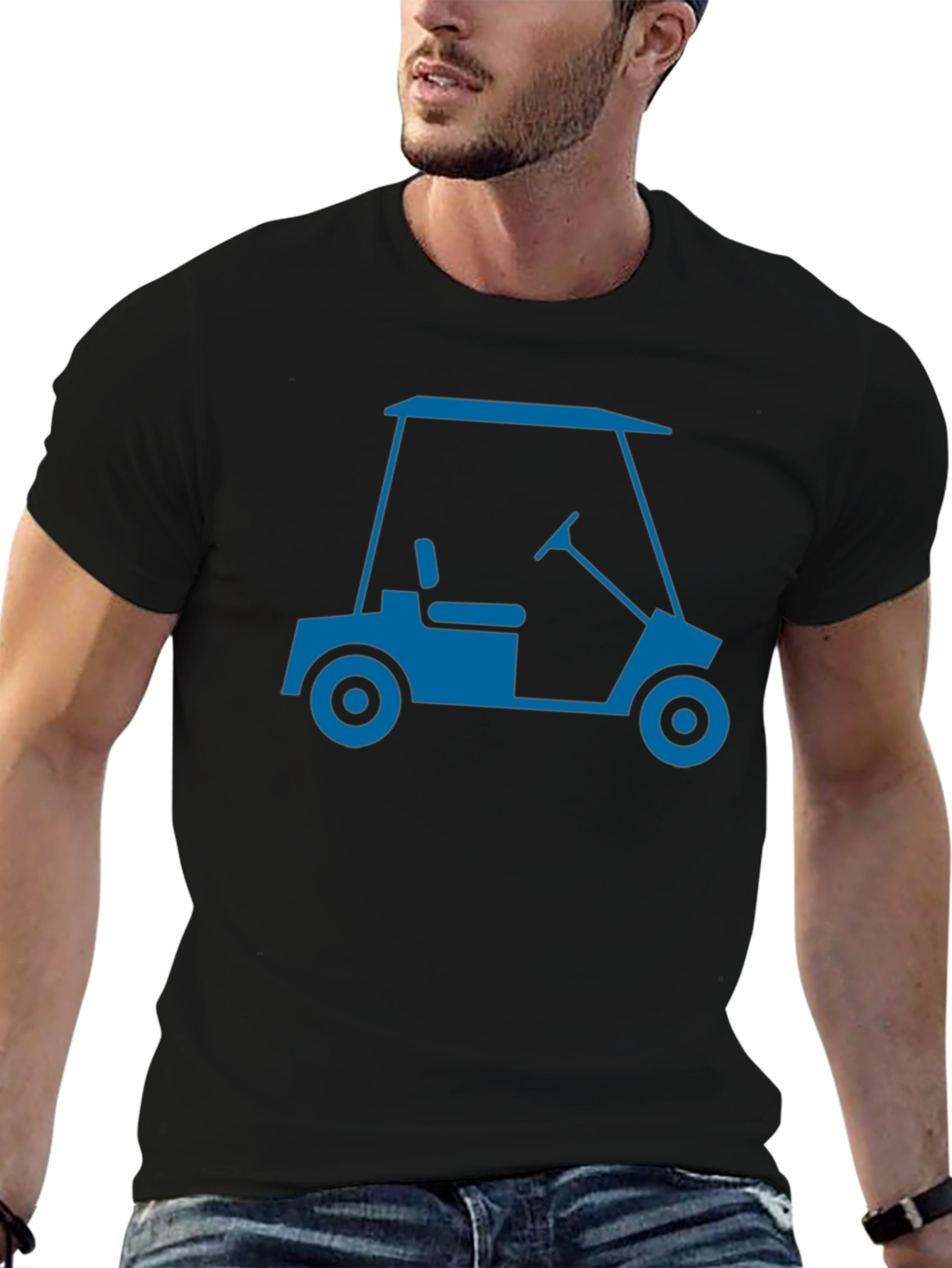 Golf Cart Graphic Tee - Cool & Casual