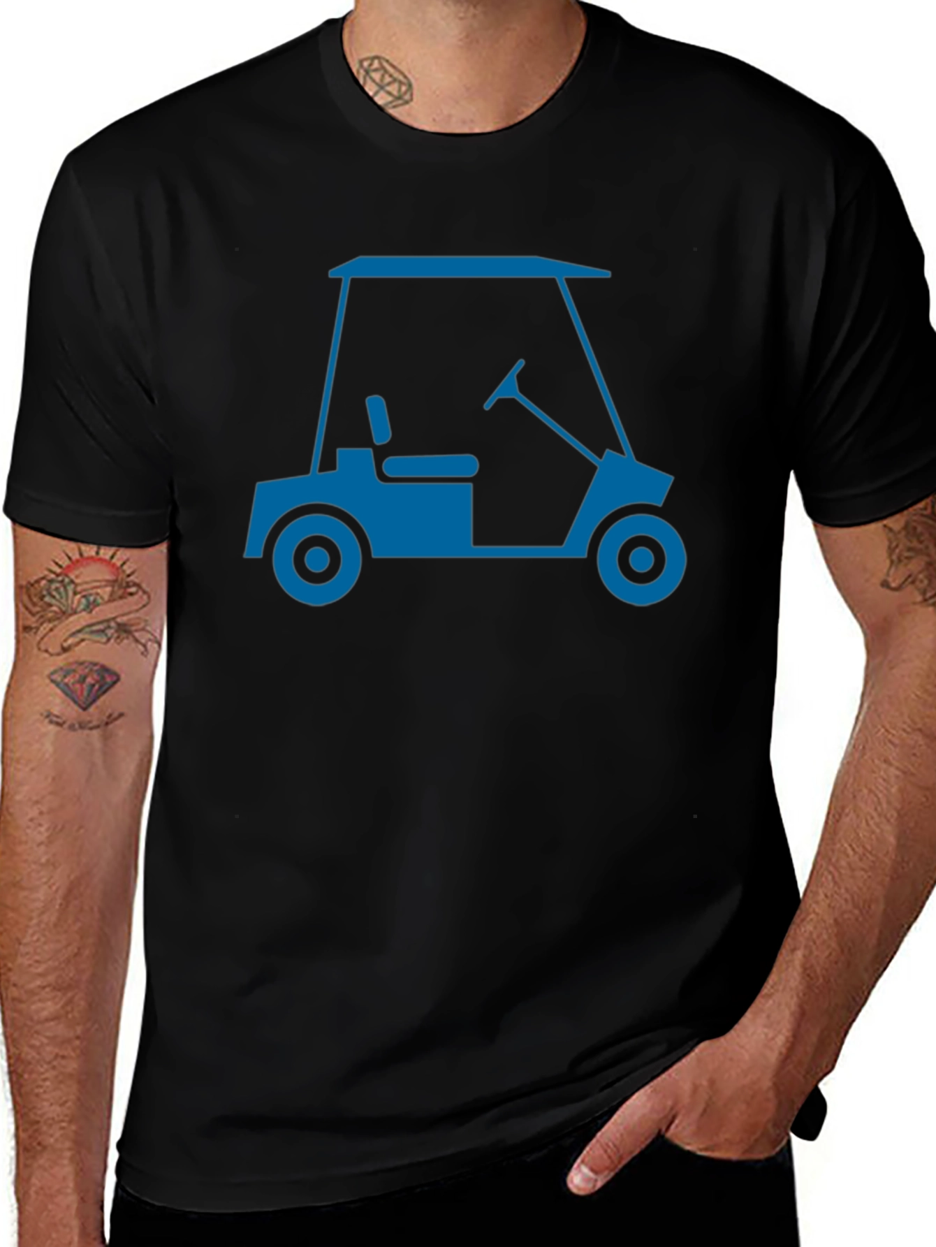 Golf Cart Graphic Tee - Cool & Casual