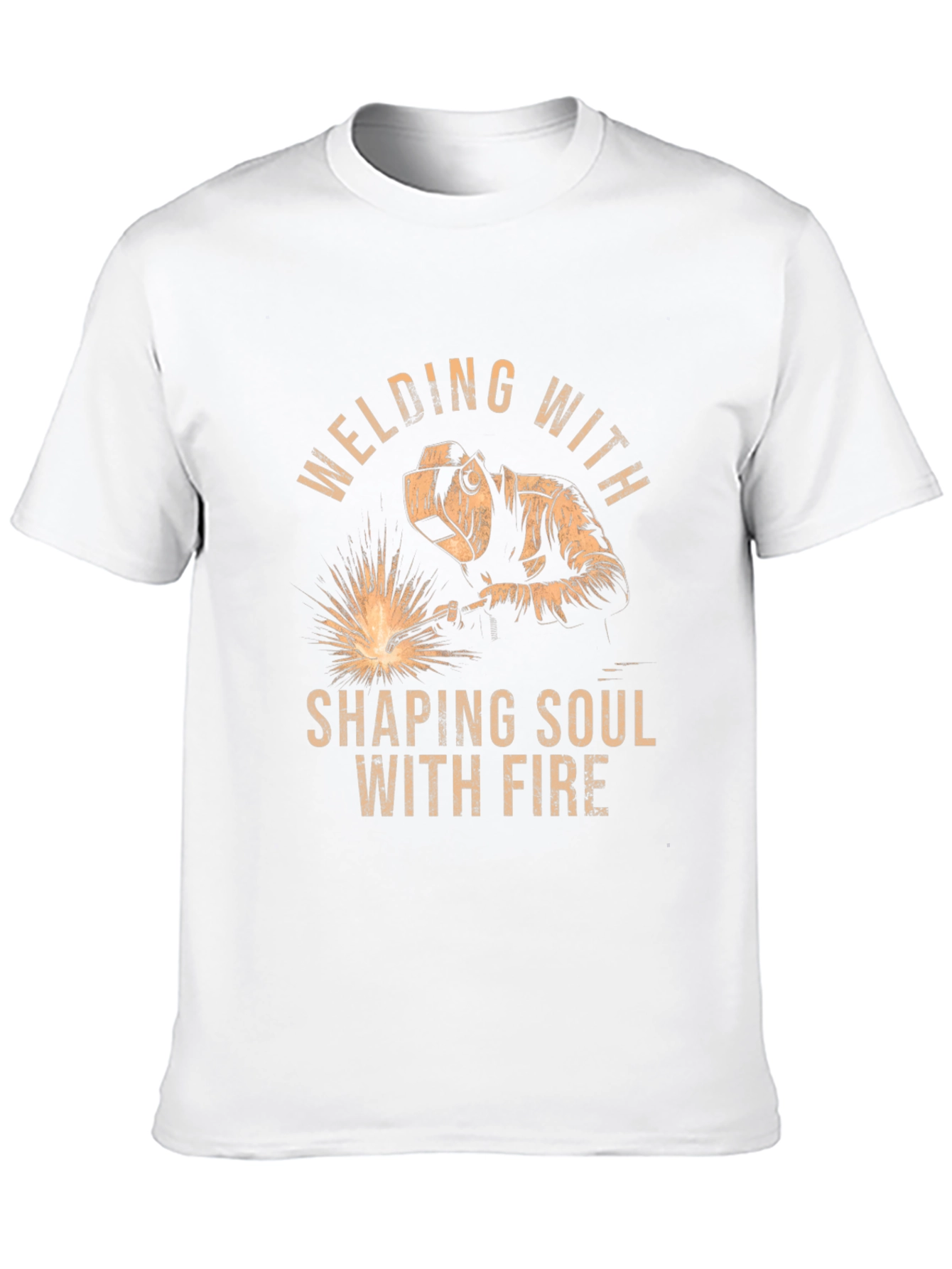 Welding With Fire Black Graphic Tee