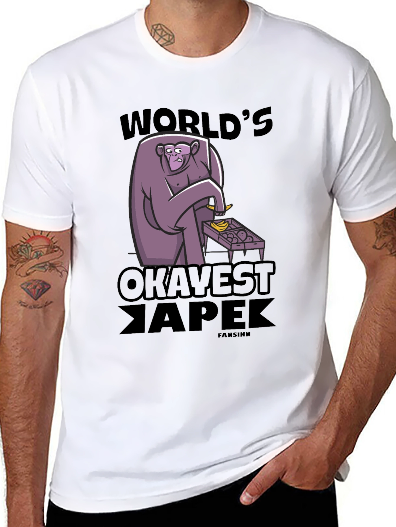 Worlds Okayest Ape Graphic Tee