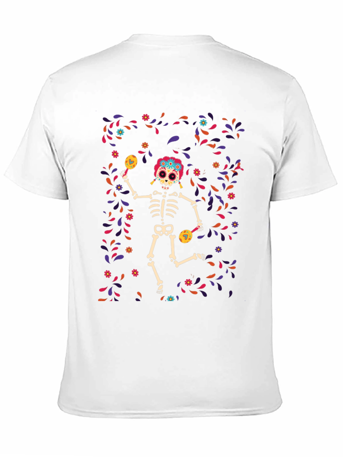 Sugar Skull Skeleton T-Shirt