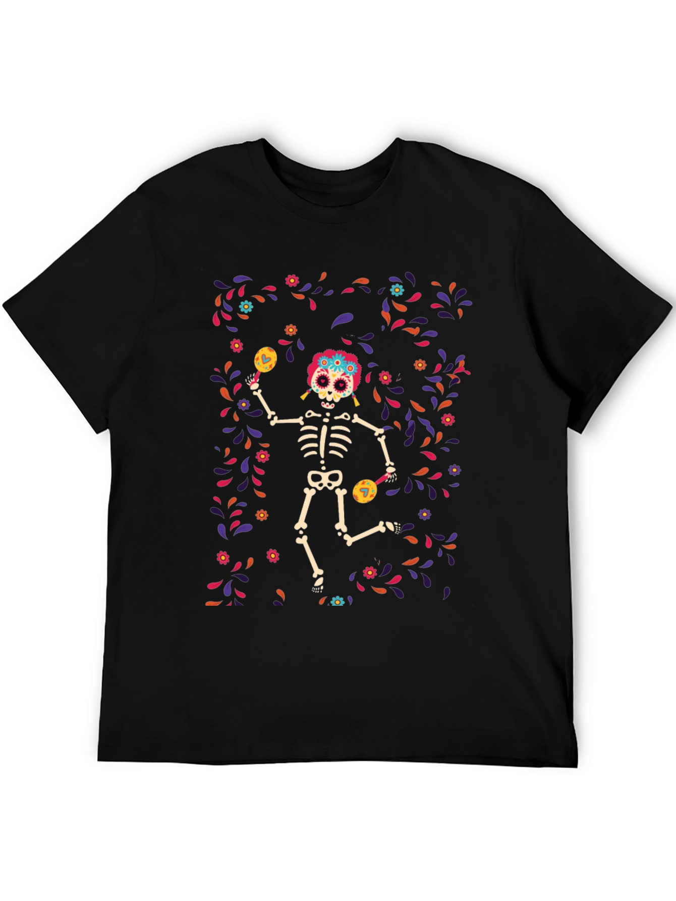 Sugar Skull Skeleton T-Shirt
