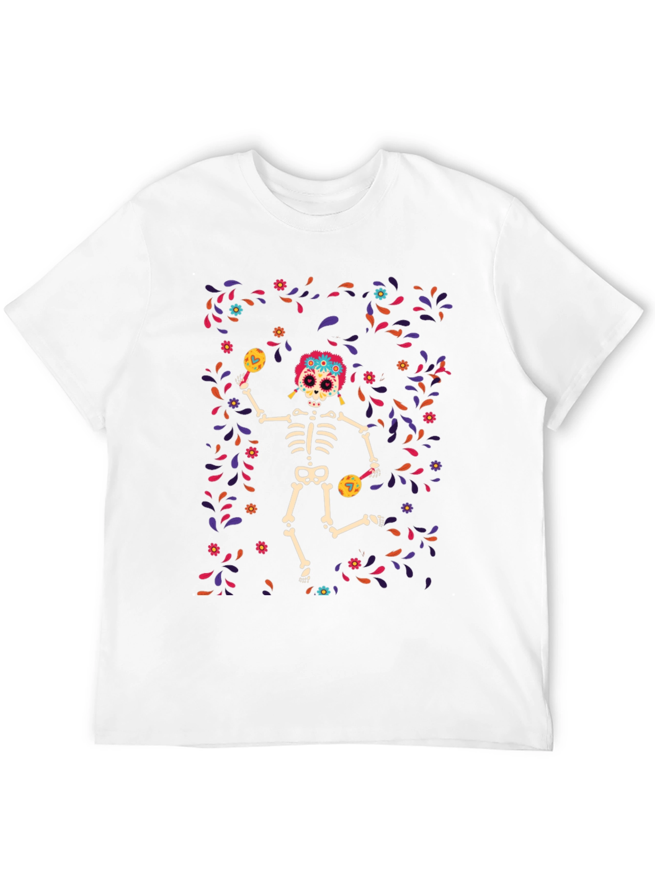 Sugar Skull Skeleton T-Shirt