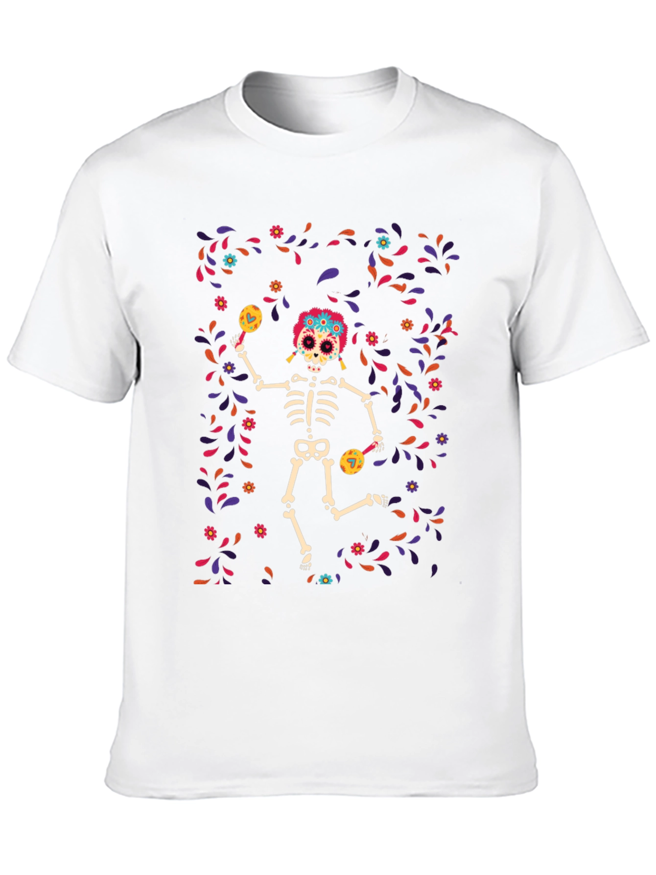 Sugar Skull Skeleton T-Shirt