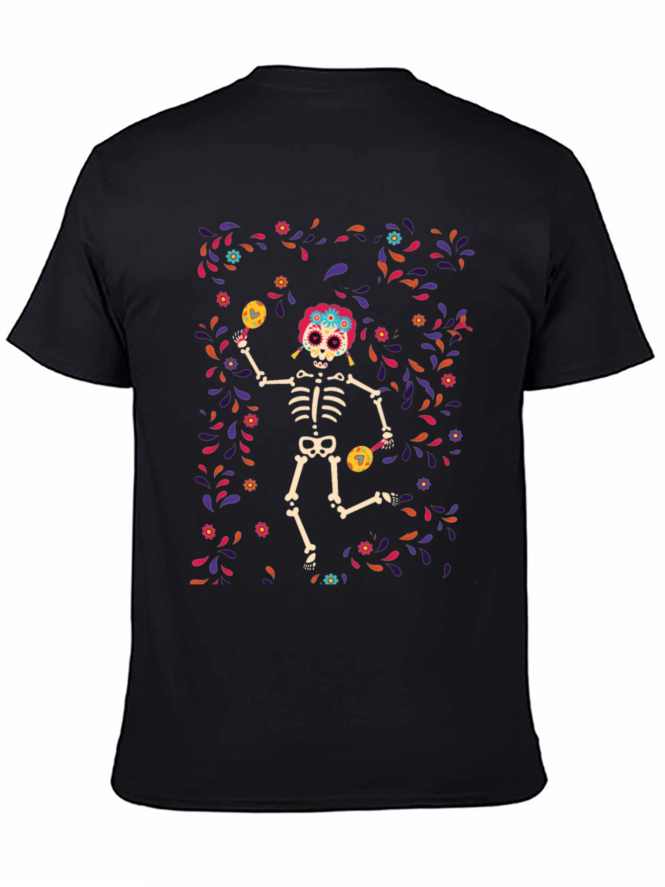 Sugar Skull Skeleton T-Shirt