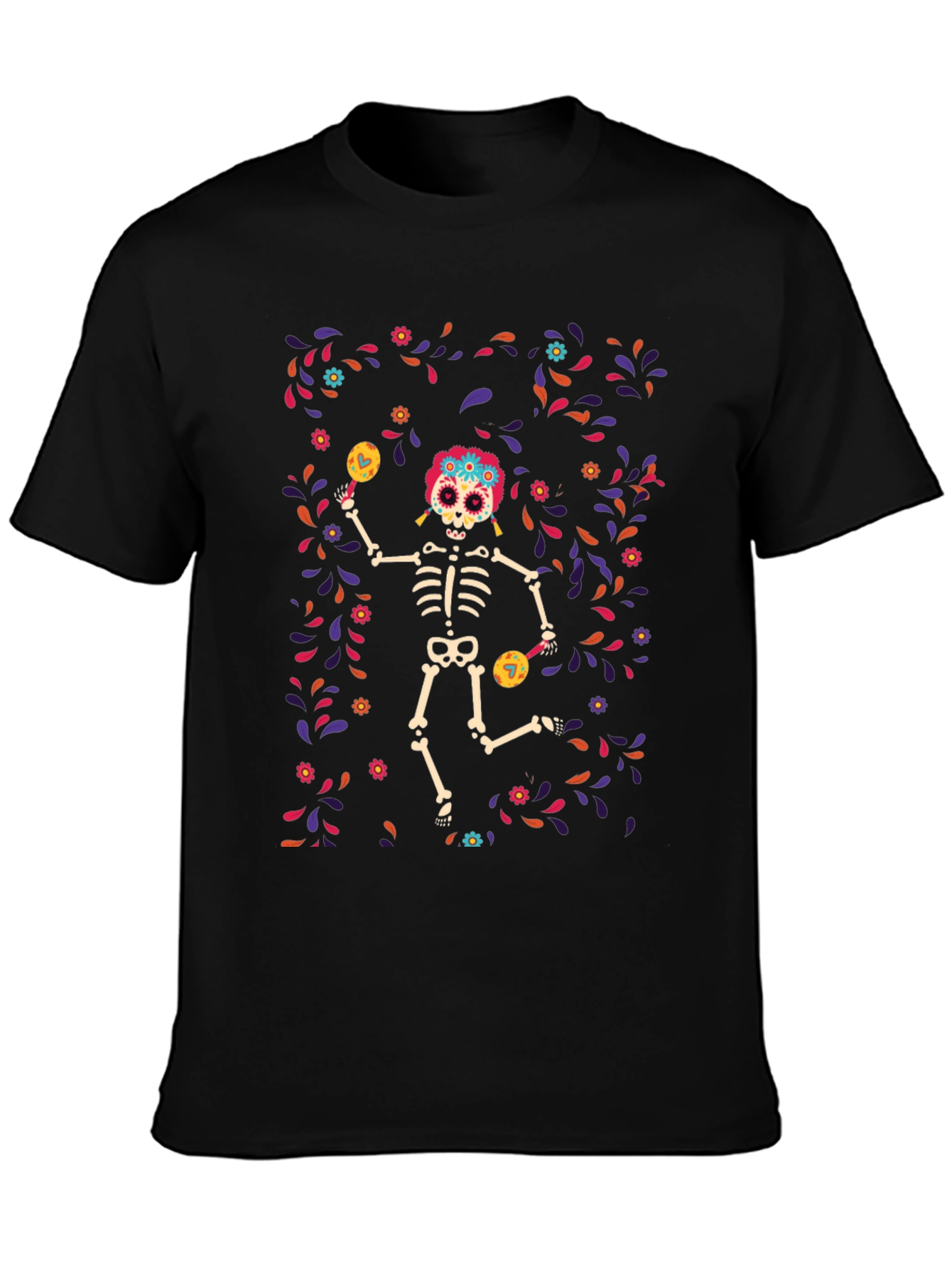 Sugar Skull Skeleton T-Shirt
