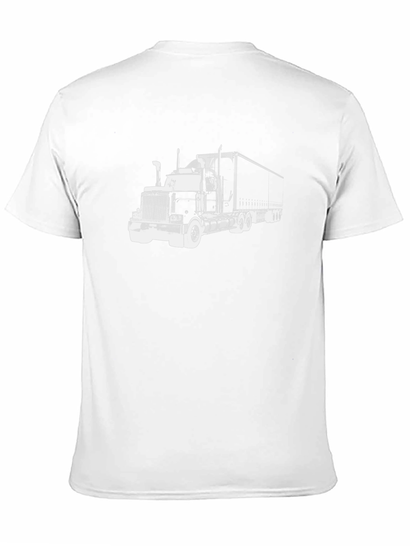 Truck Graphic Tee - Black Cotton Blend