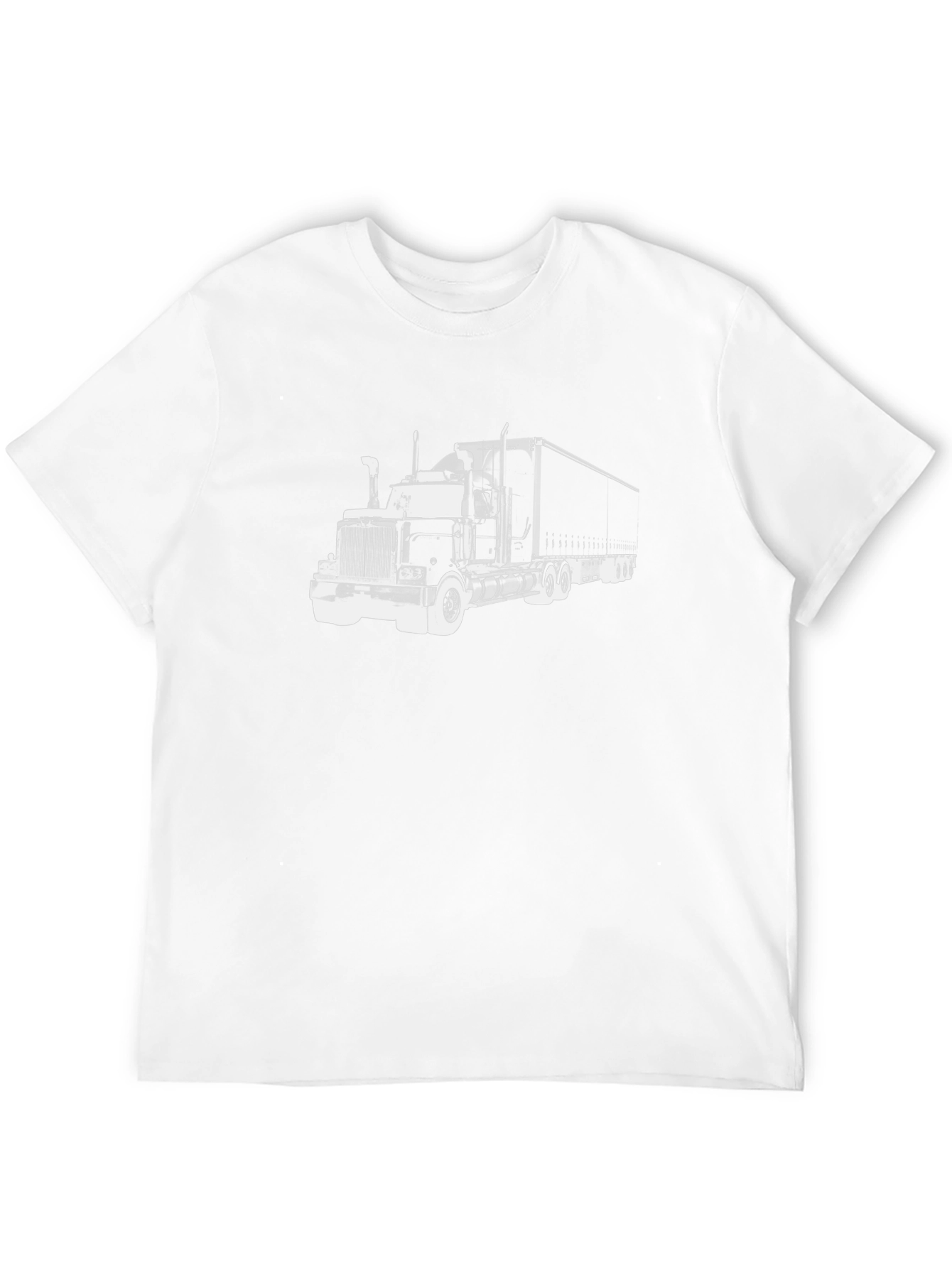 Truck Graphic Tee - Black Cotton Blend