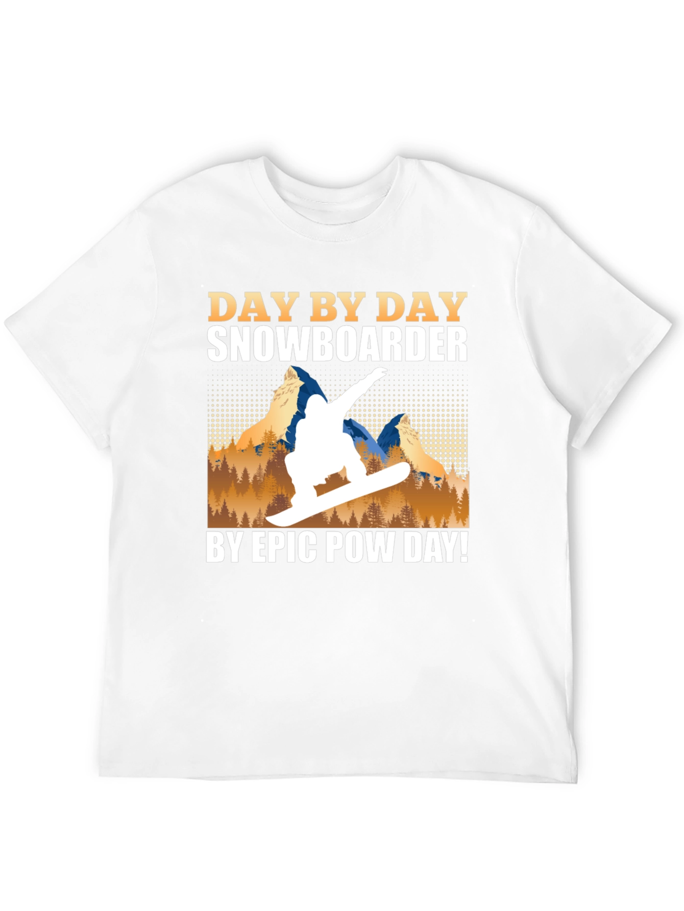 Snowboarder Day by Day Graphic Tee