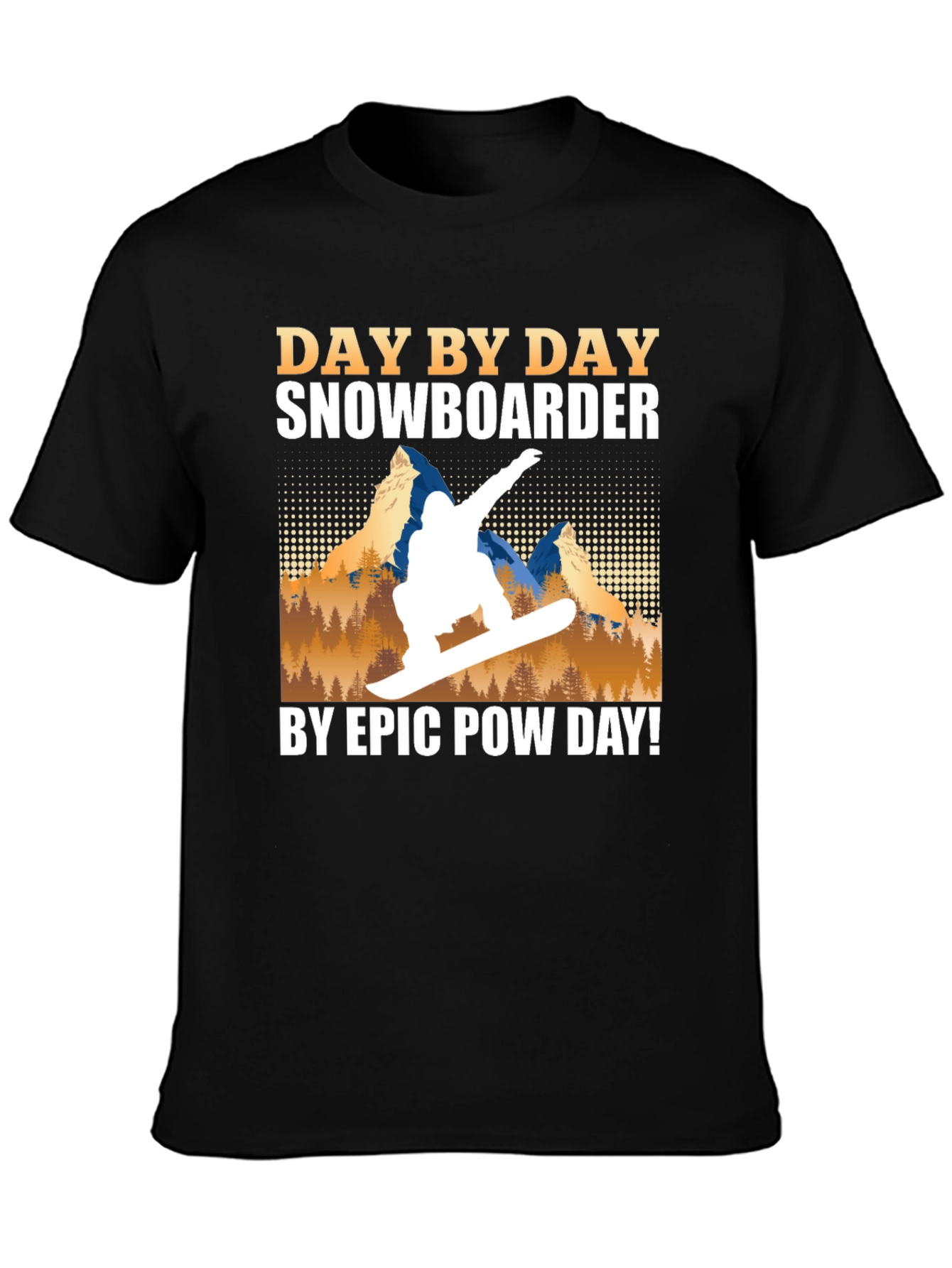 Snowboarder Day by Day Graphic Tee