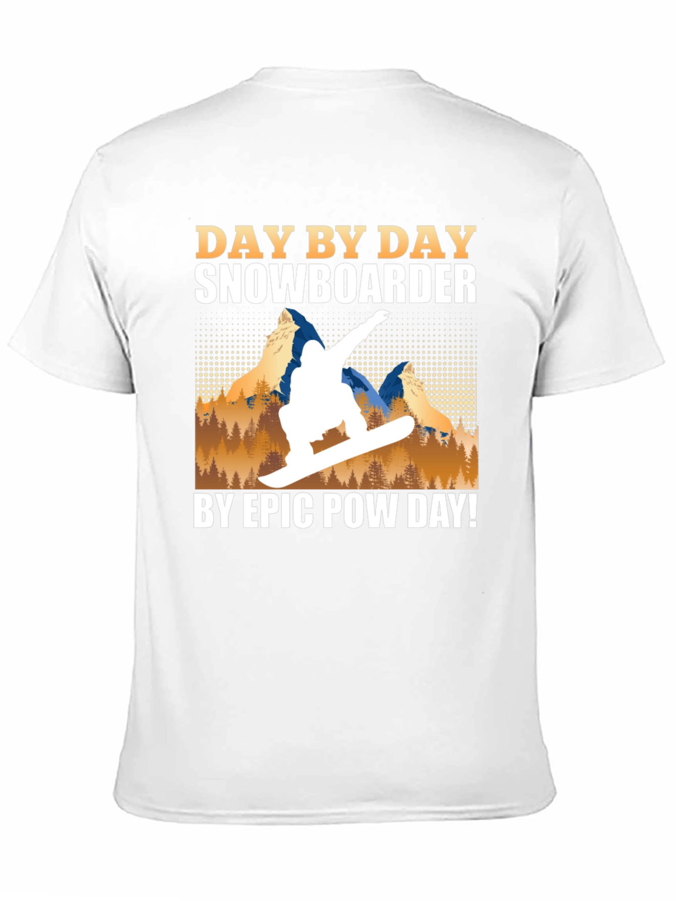 Snowboarder Day by Day Graphic Tee