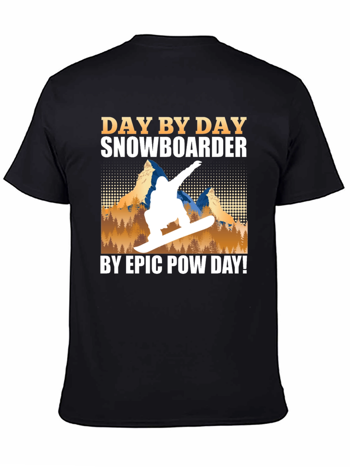 Snowboarder Day by Day Graphic Tee
